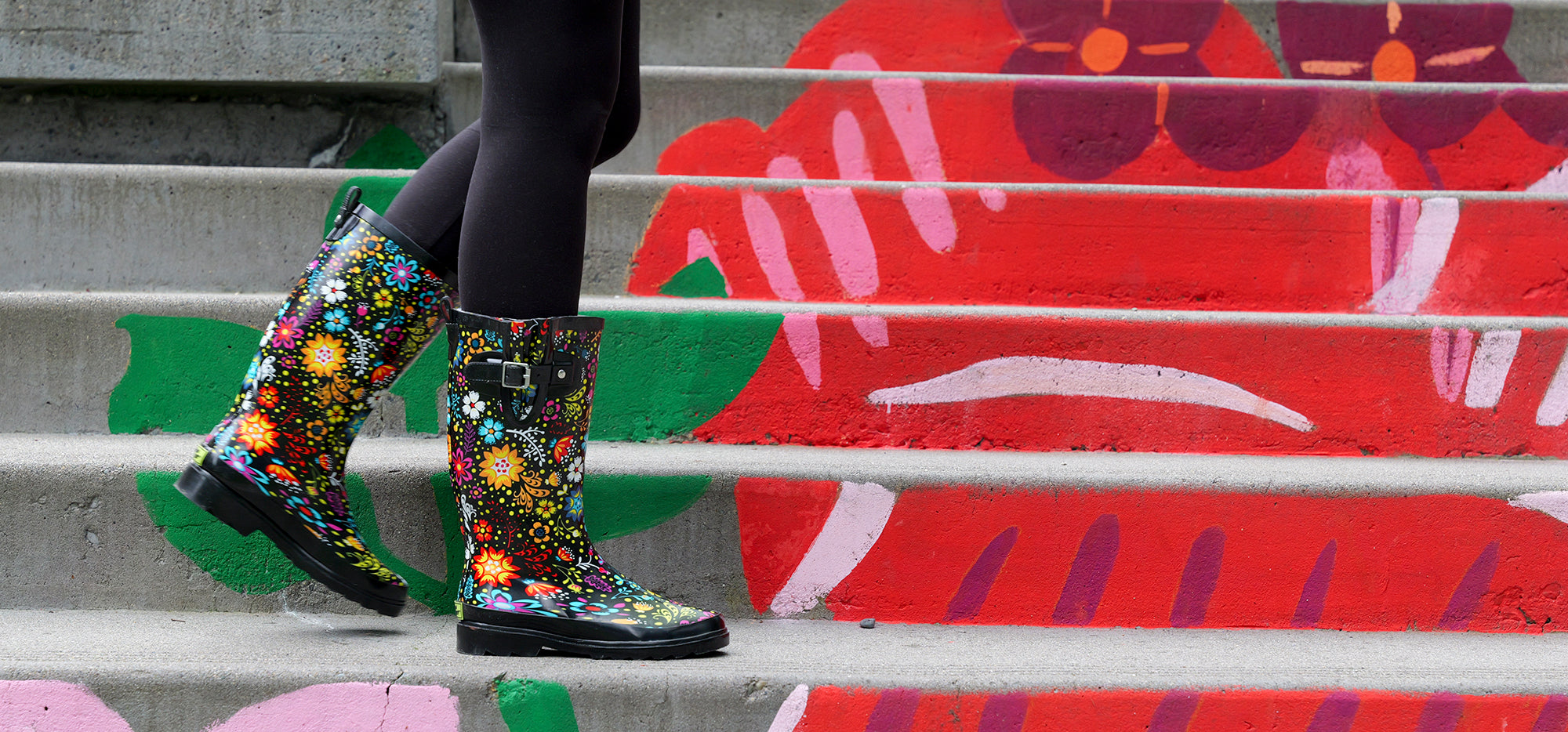 Rainboots Adult Women Western Chief Ladies' Dot To Dot Vari-Fit