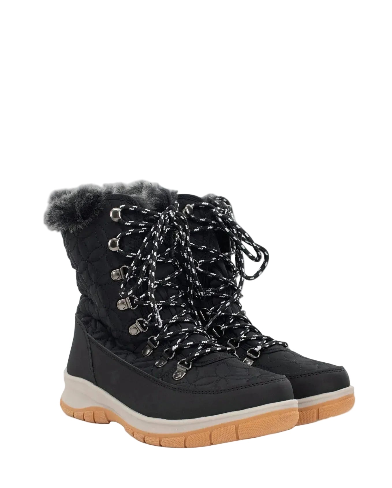 Belltown Mid Faux Fur Cold Weather Boot - Black - Western Chief