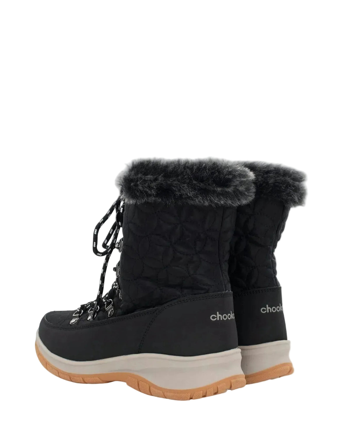 Belltown Mid Faux Fur Cold Weather Boot - Black - Western Chief