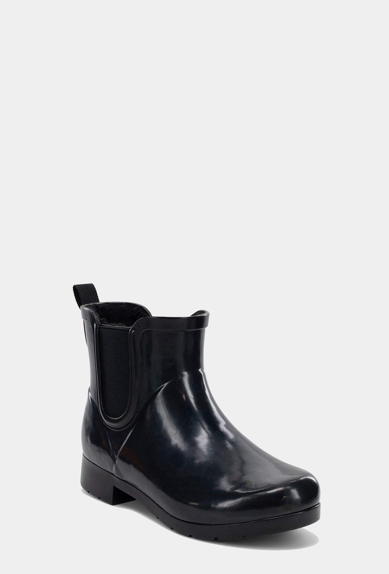 Delridge Faux Fur Chelsea Rain Boot - Black - Western Chief