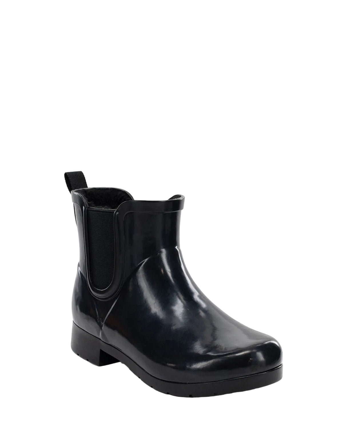 Delridge Faux Fur Chelsea Rain Boot - Black - Western Chief