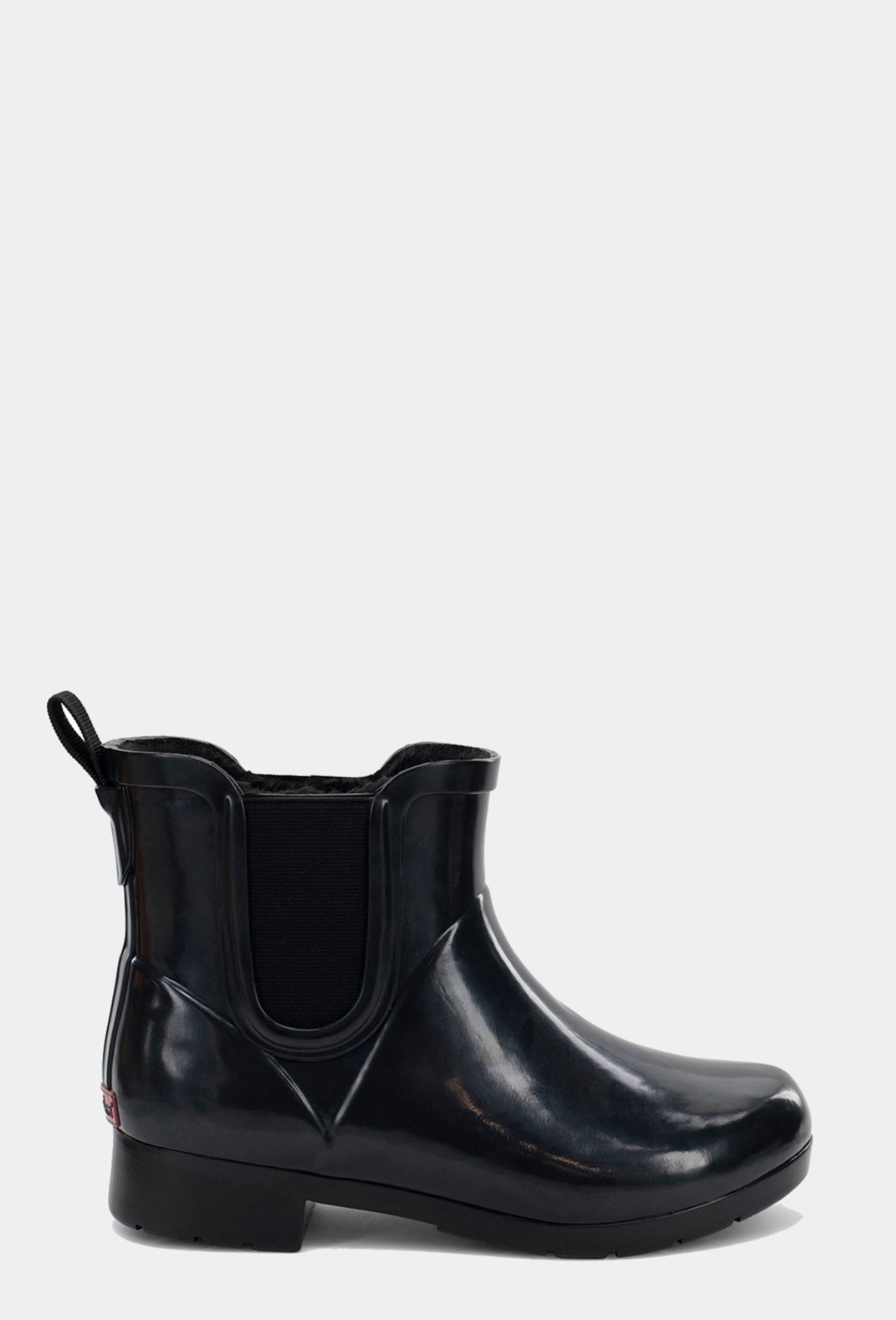 Delridge Faux Fur Chelsea Rain Boot - Black - Western Chief