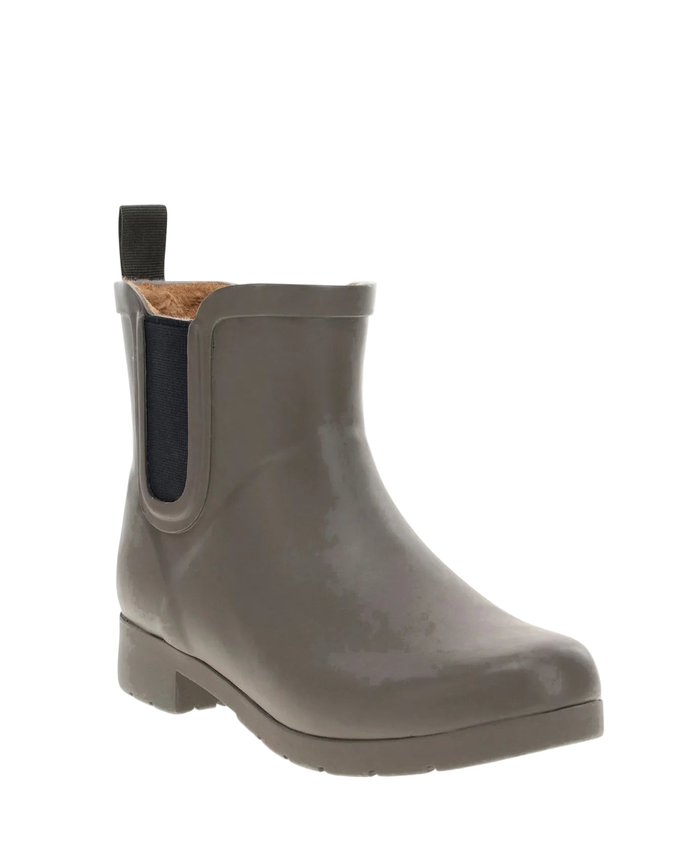 Delridge Faux Fur Chelsea Rain Boot - Olive - Western Chief