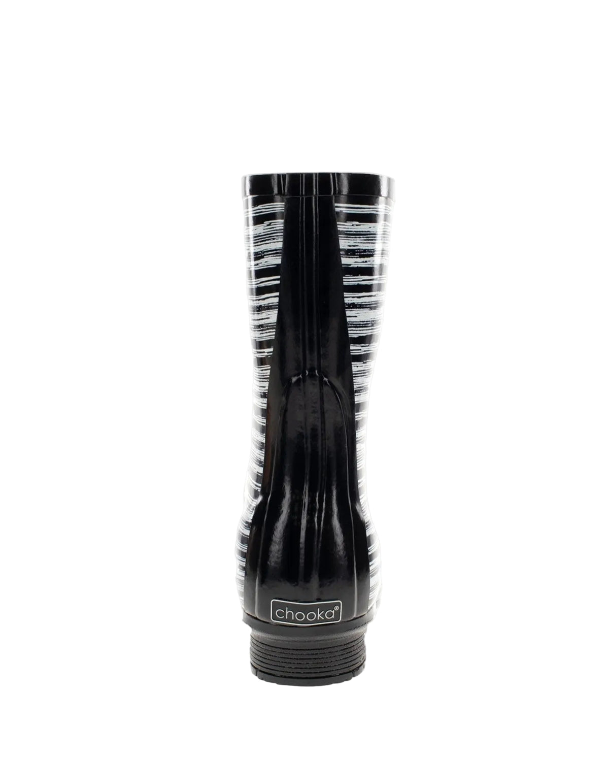 Gloss Drybrush Mid Rain Boot - Black - Western Chief