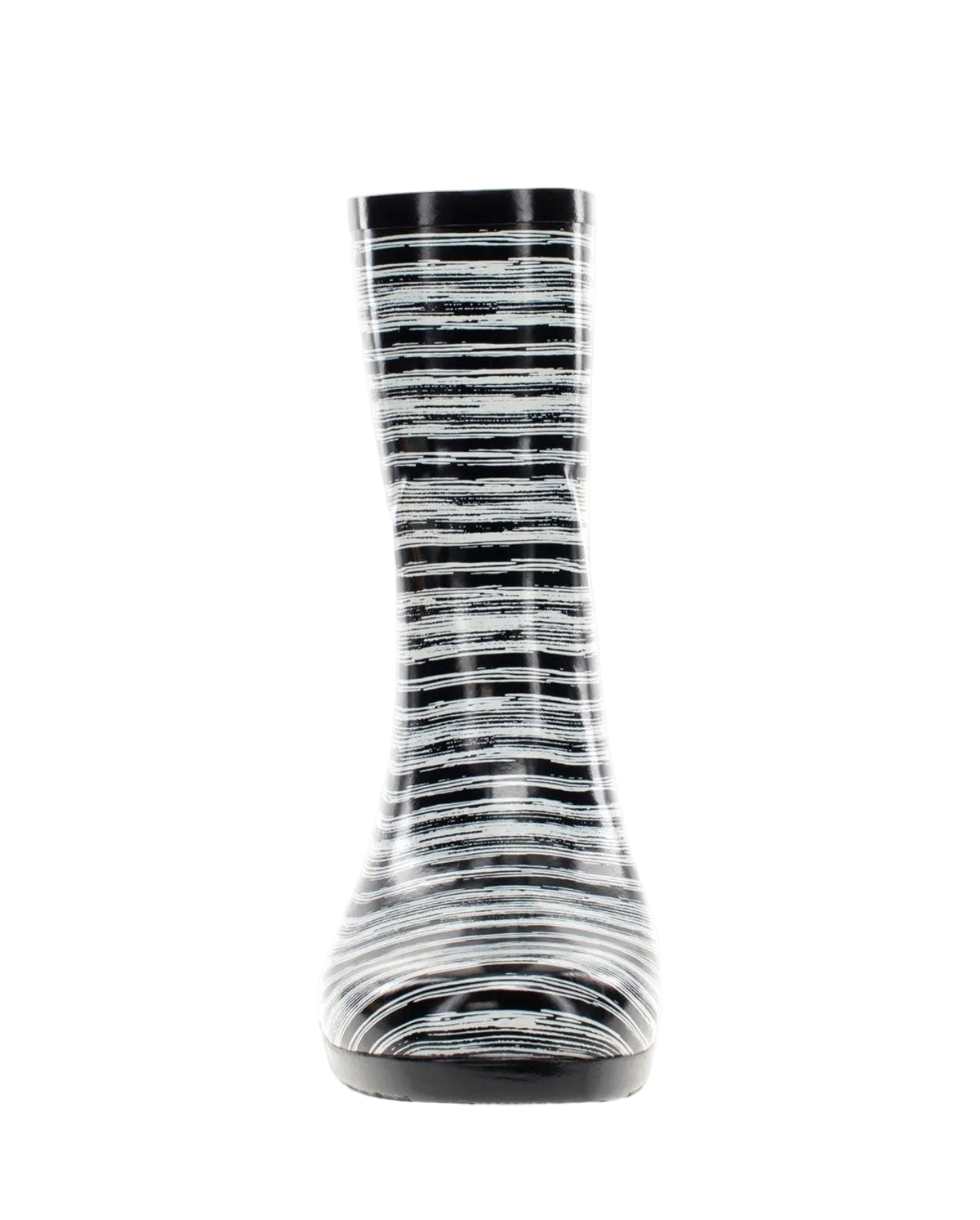 Gloss Drybrush Mid Rain Boot - Black - Western Chief