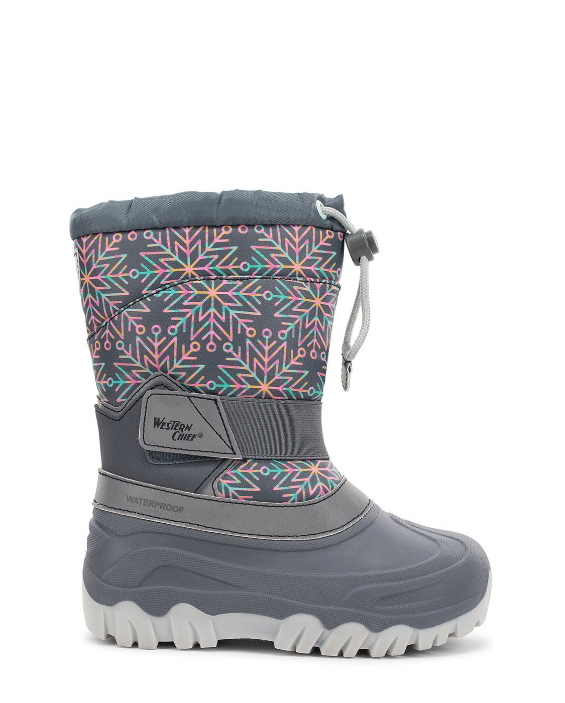 Kids Blizzard Youth Cold Weather Boot - Gray - Western Chief