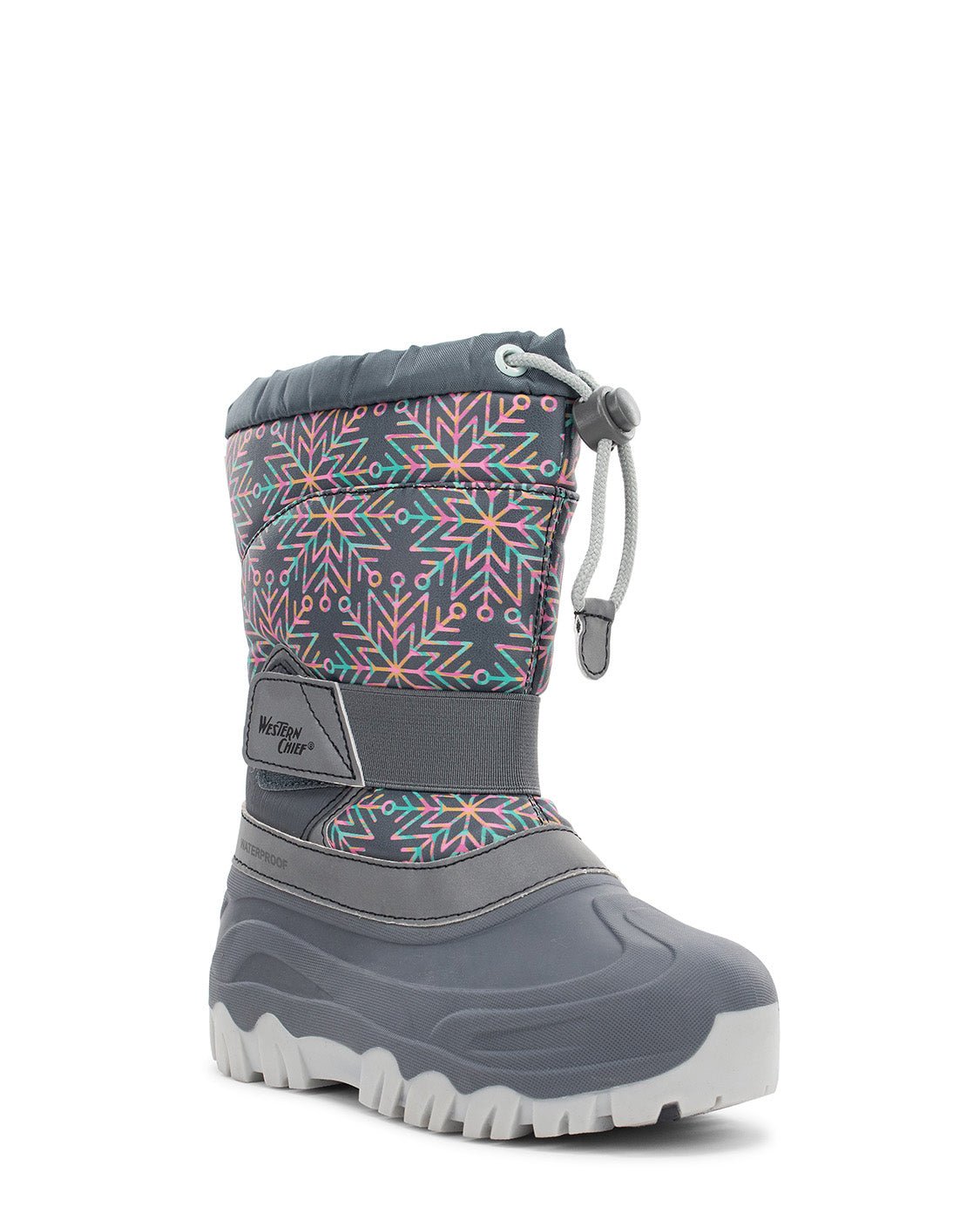 Kids Blizzard Youth Cold Weather Boot - Gray - Western Chief