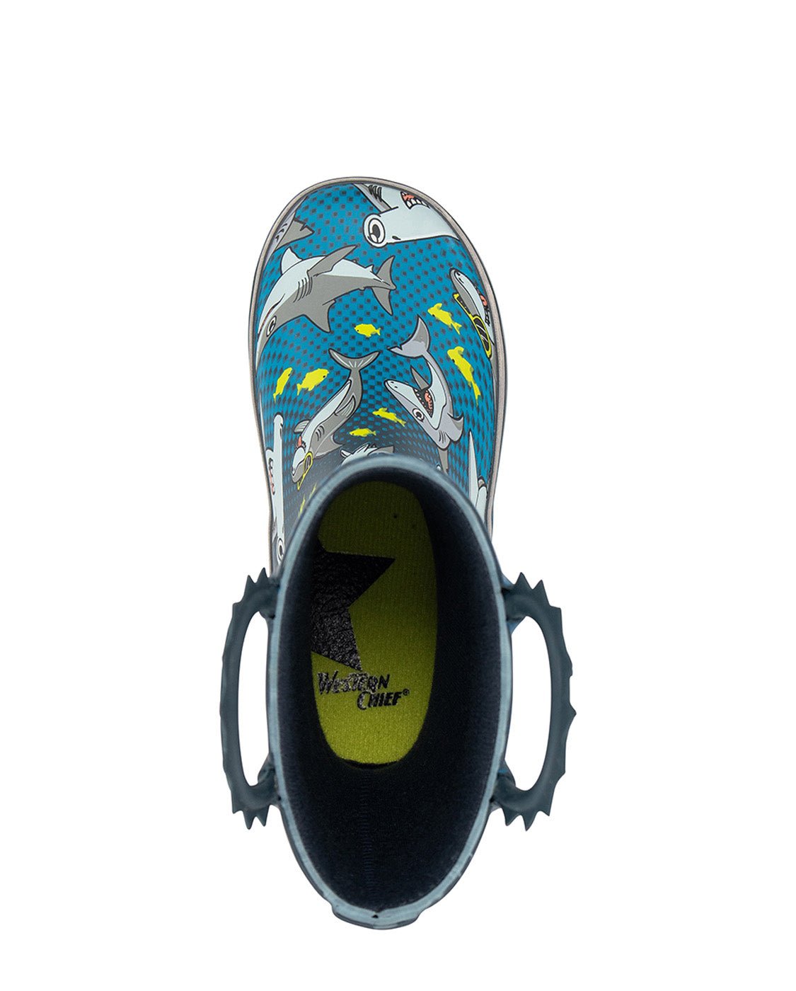 Kids Chiller Sharks Rain Boot - Navy - Western Chief