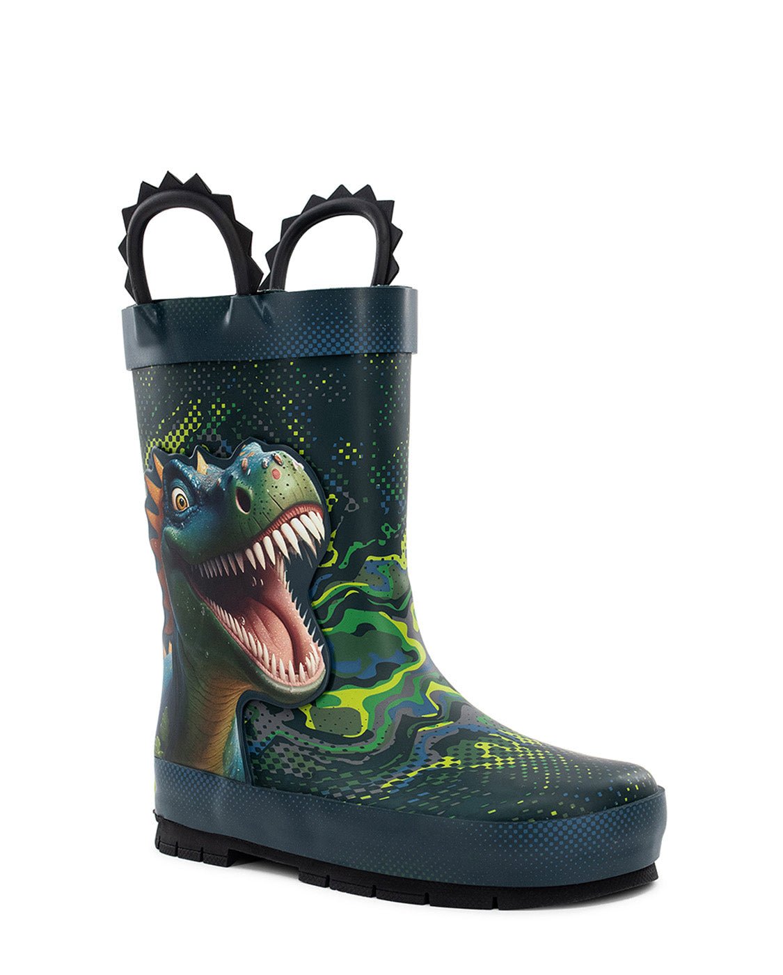 Kids Digital Dino Rain Boot - Navy Blue - Western Chief
