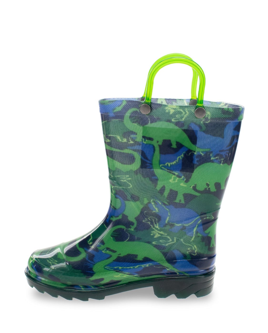 Kids Dinosaur World Lighted Rain Boot - Navy - Western Chief