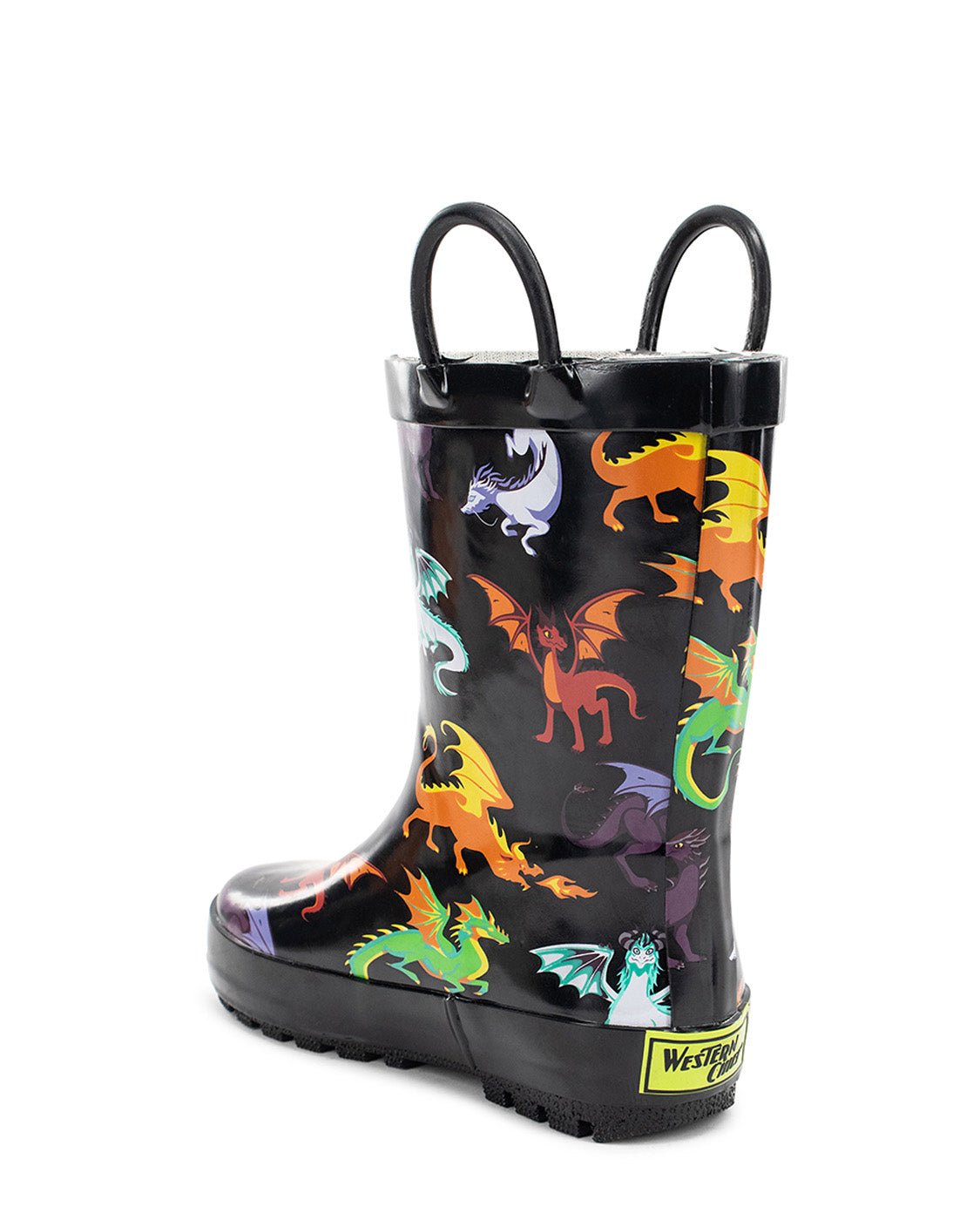 Kids Dragon Rain Boot - Black - Western Chief