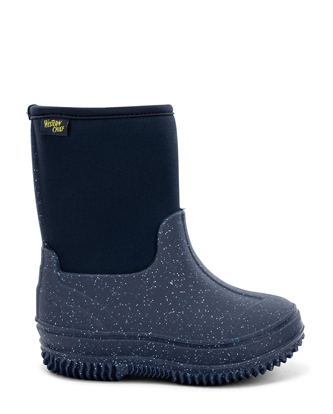 Kids Freestyle Neoprene Cold Weather Boot Navy Glitter – Western