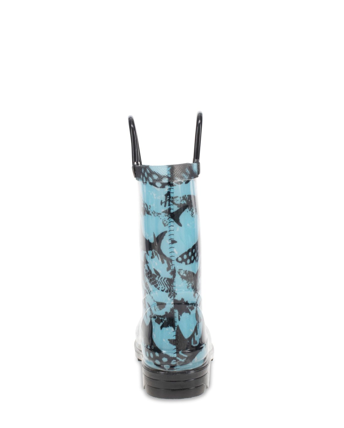 Kids Grunge Shark Lighted Rain Boot - Blue - Western Chief
