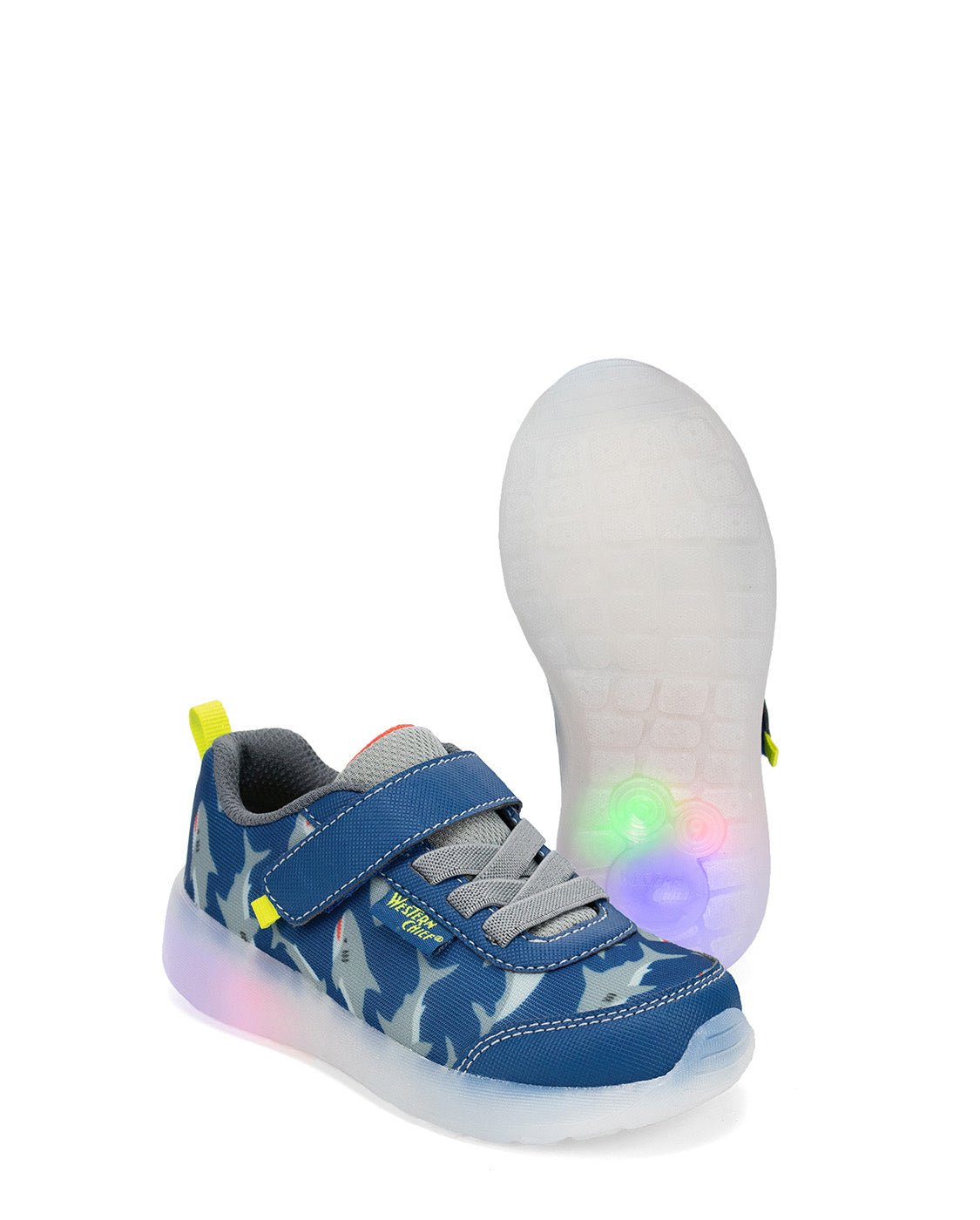 Kids Lighted Flash Feet Sneaker - Blue - Western Chief