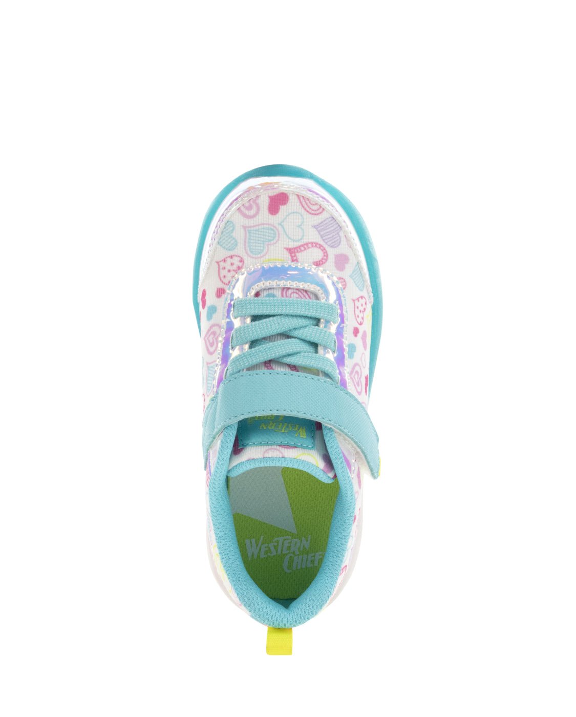 Kids Lighted Flash Feet Sneaker - Turquoise - Western Chief