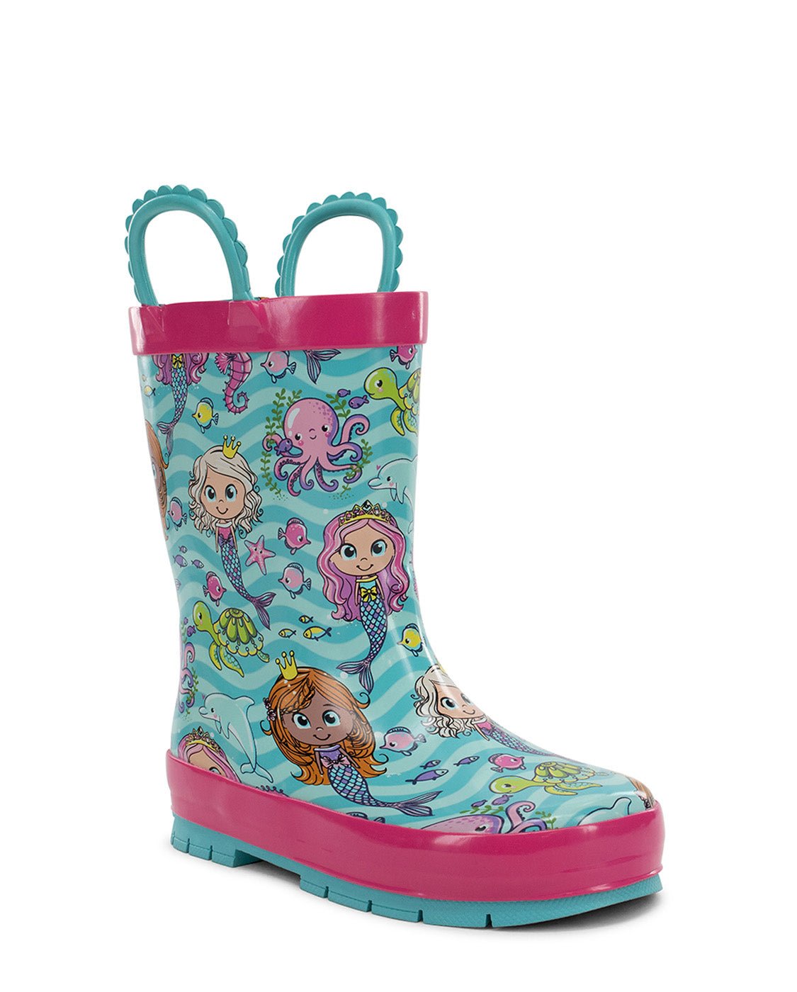 Kids Mermaid Magic Rain Boot - Aqua - Western Chief