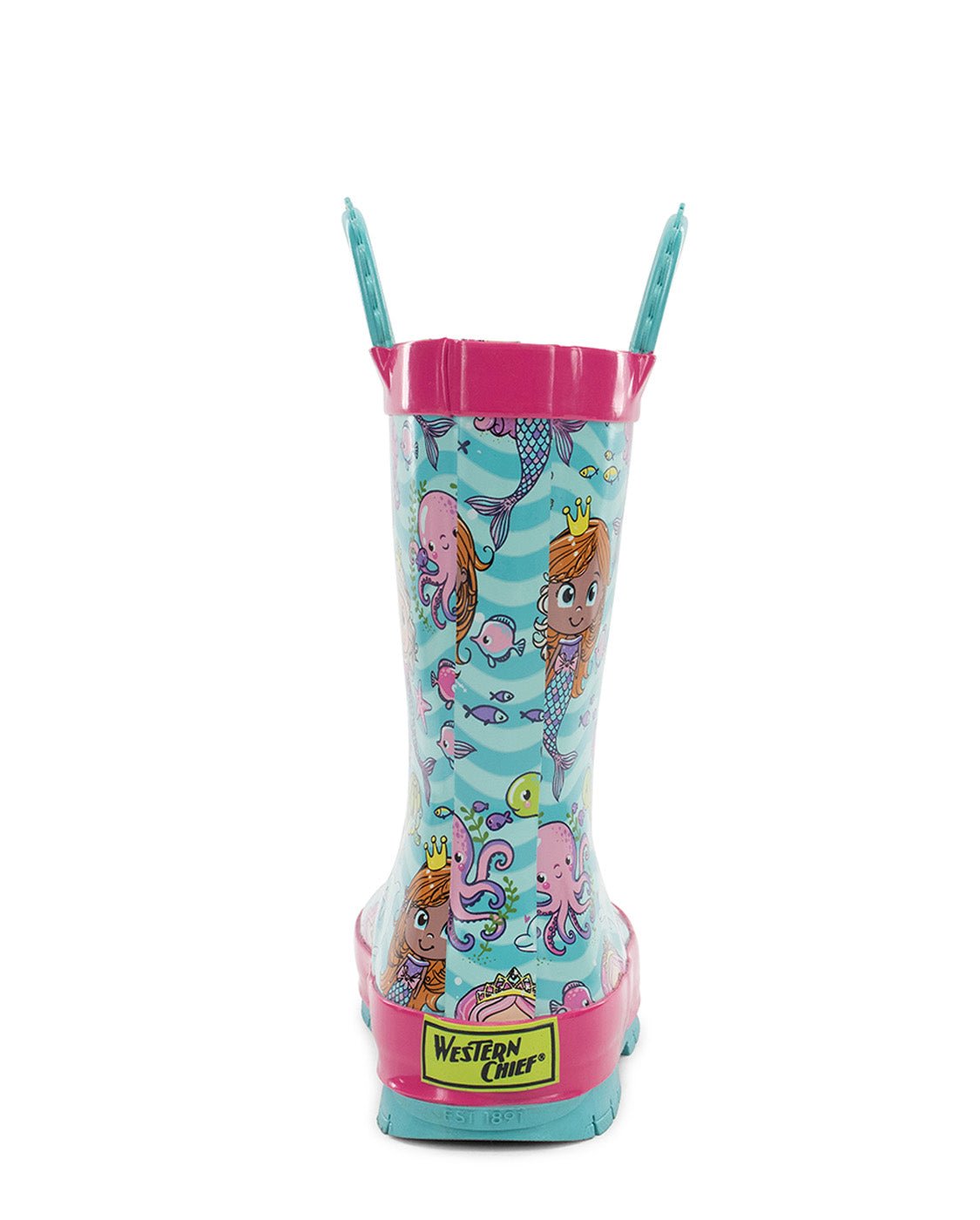 Kids Mermaid Magic Rain Boot - Aqua - Western Chief