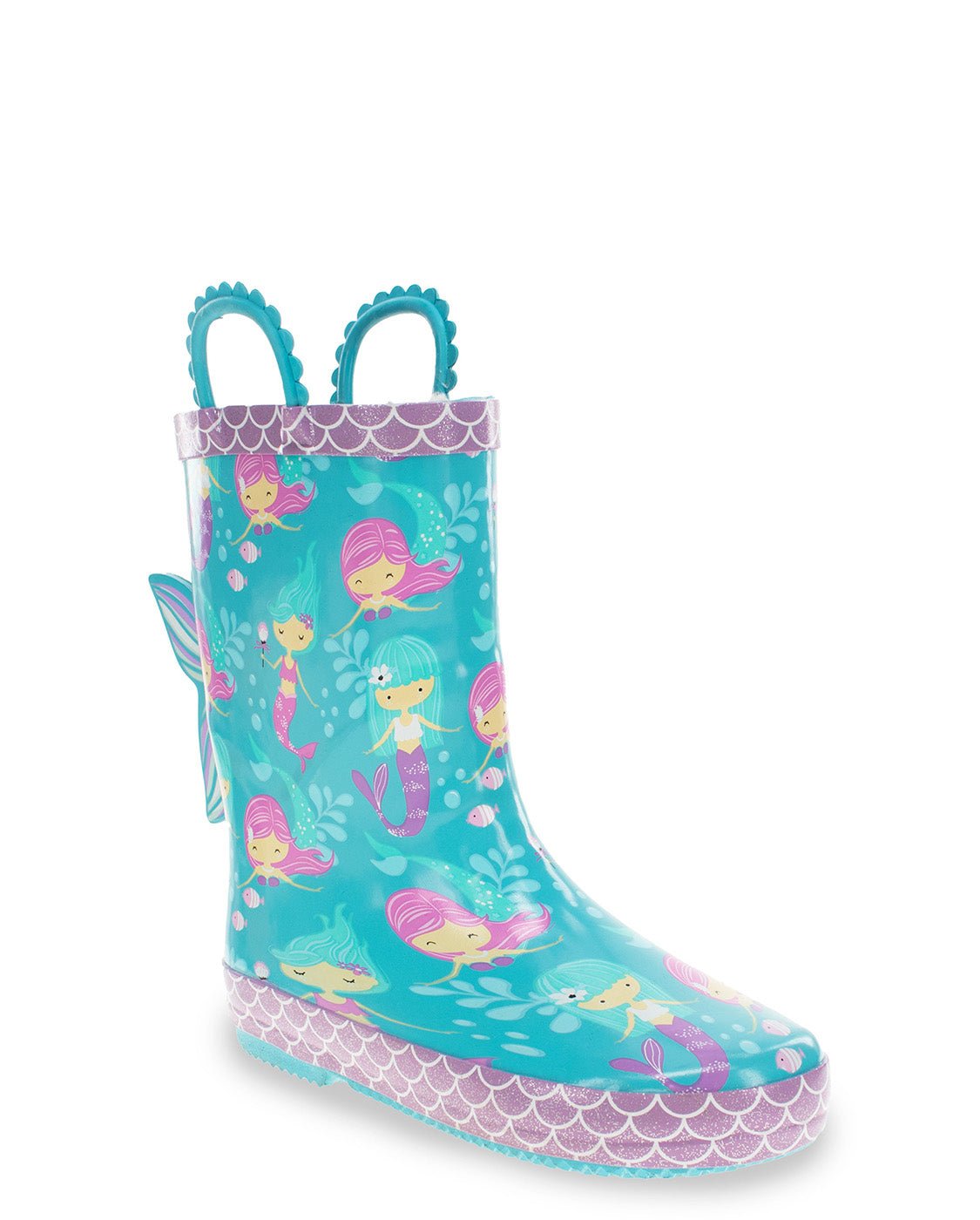 Kids Mermaid Tales Rain Boot - Aqua - Western Chief