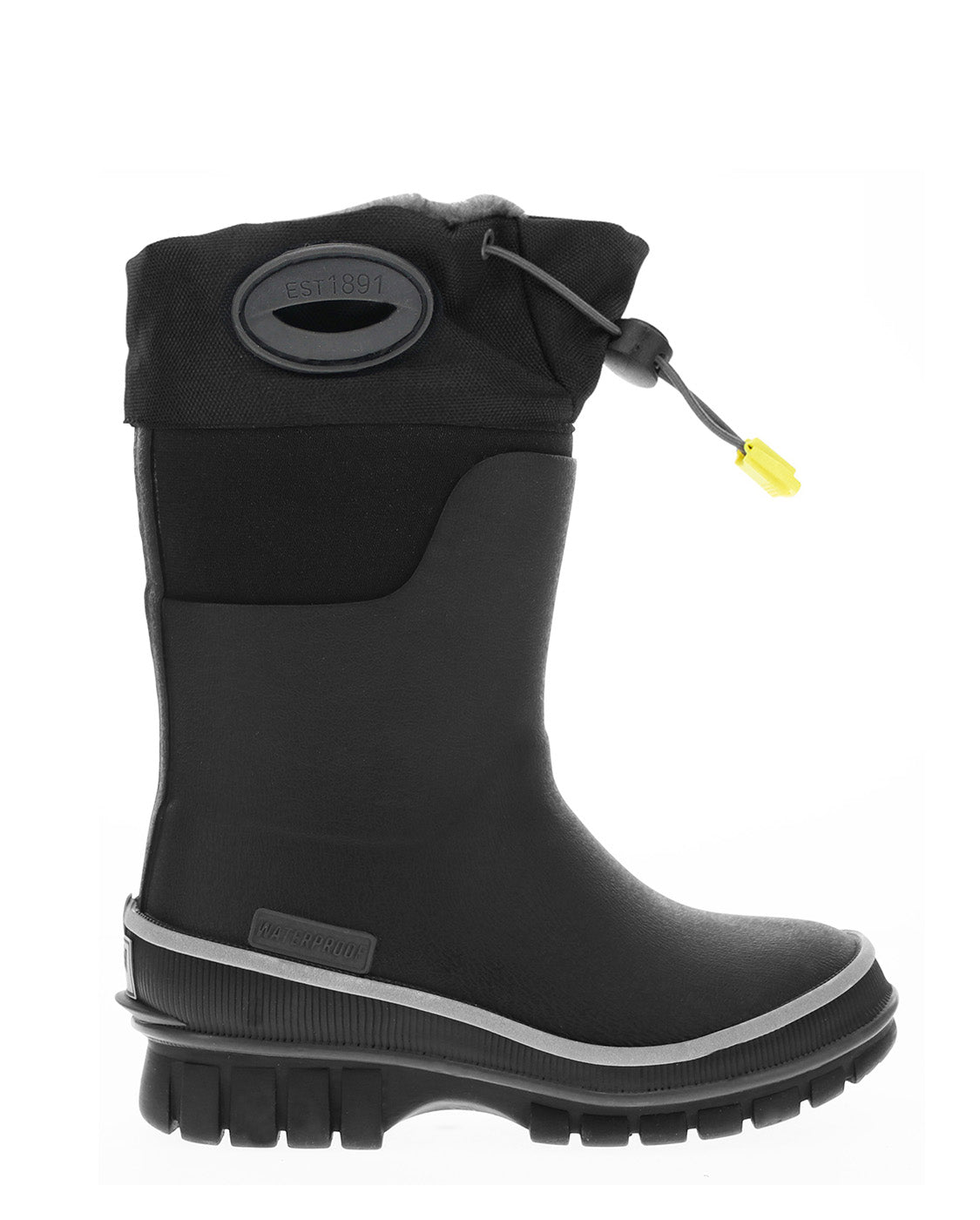 Western Chief Kids Solid Winterprene Neoprene Mid Boot Black