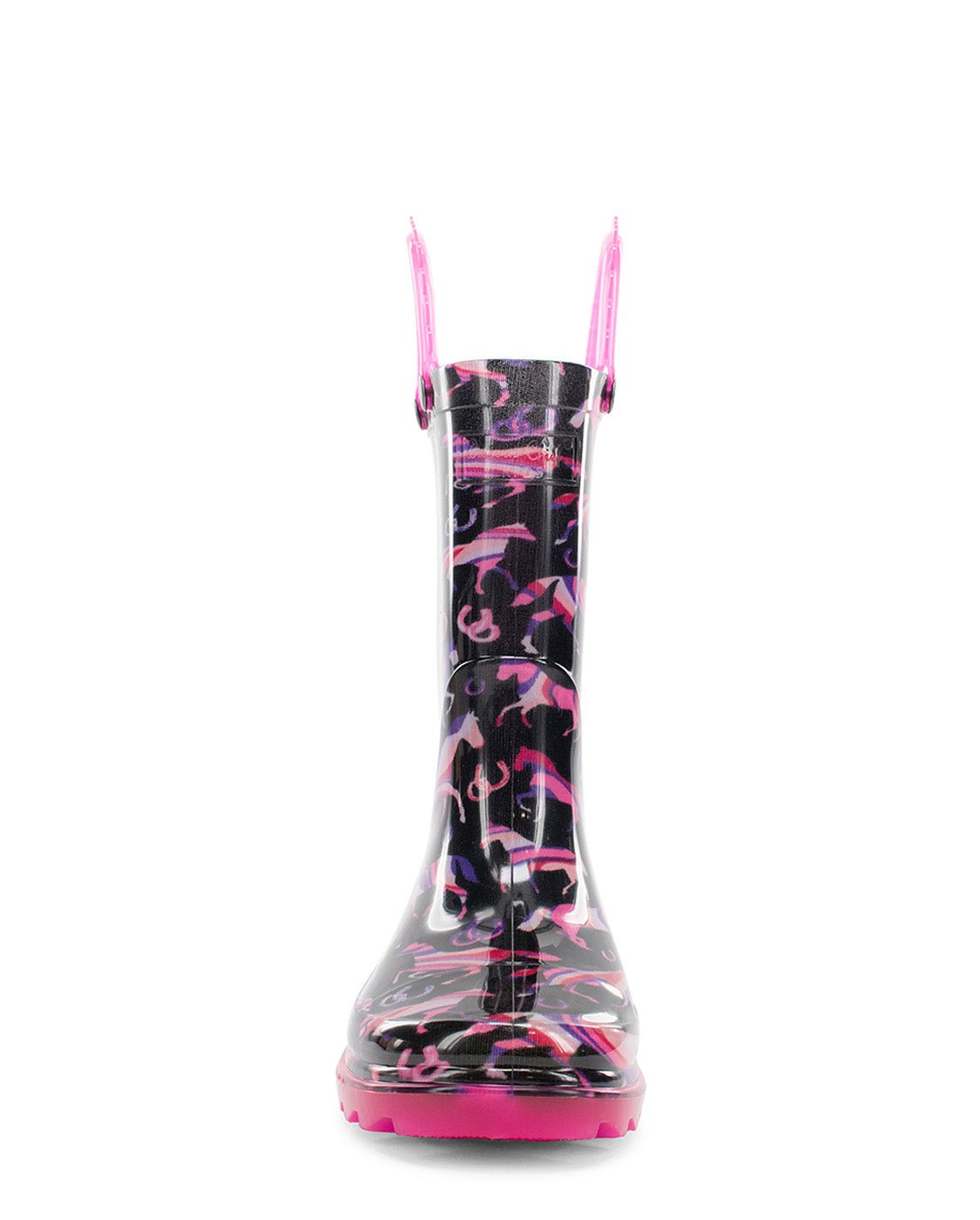 Kids Pastel Pastures Lighted Rain Boot - Black - Western Chief