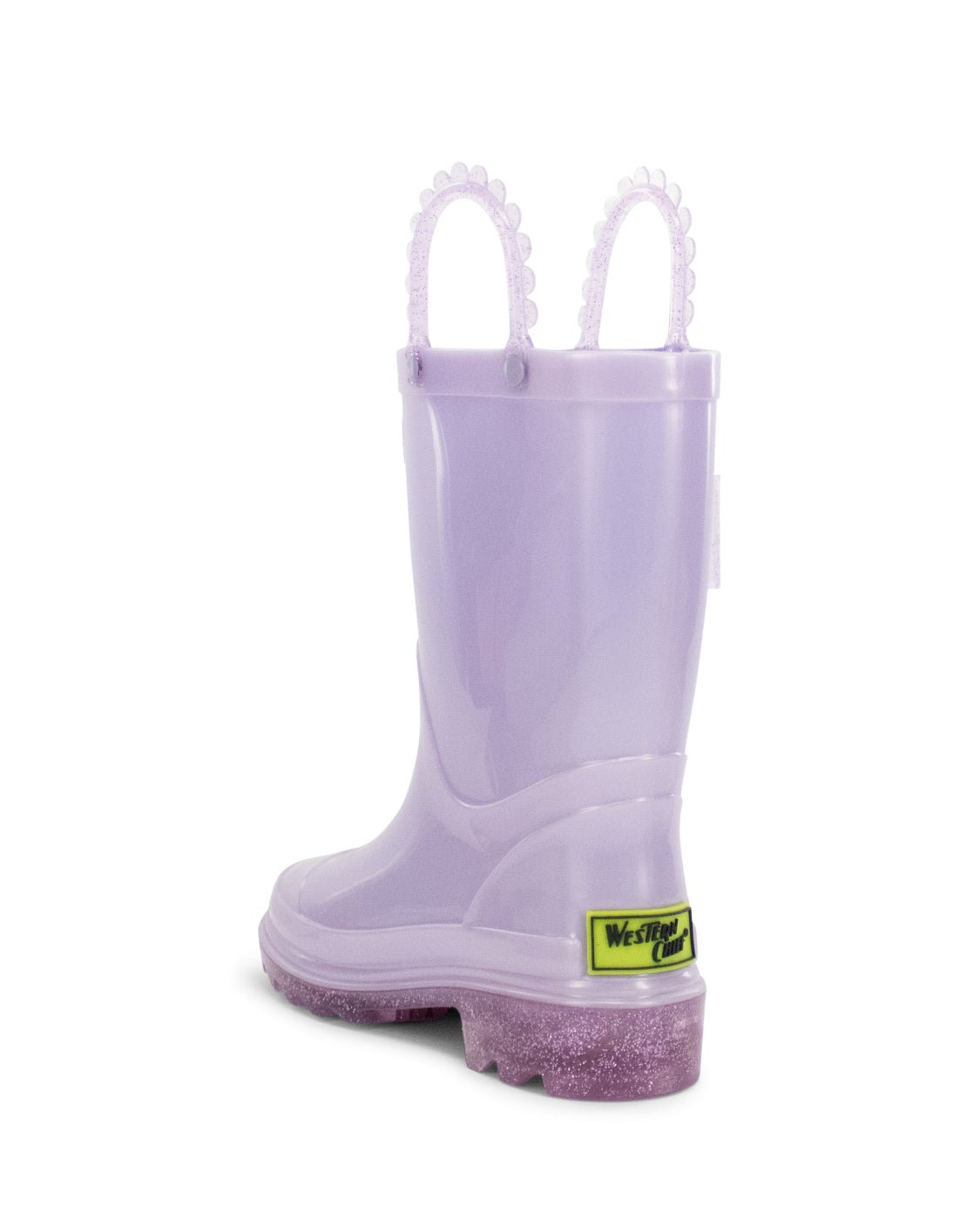 Kids Pearlized Lighted Rain Boot - Lavender - Western Chief