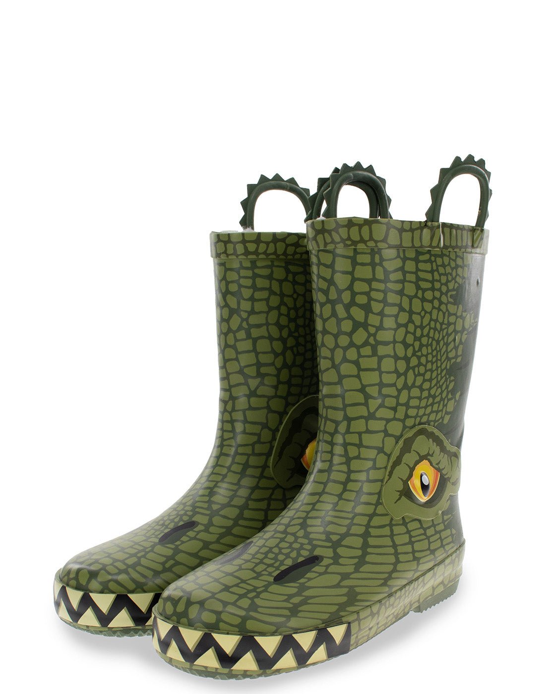 Kids Prehistoric Rex Rain Boot - Olive - Western Chief