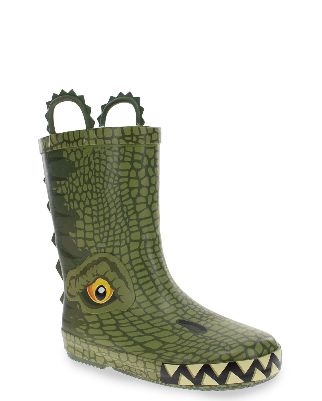 Kids Prehistoric Rex Rain Boot - Olive - Western Chief