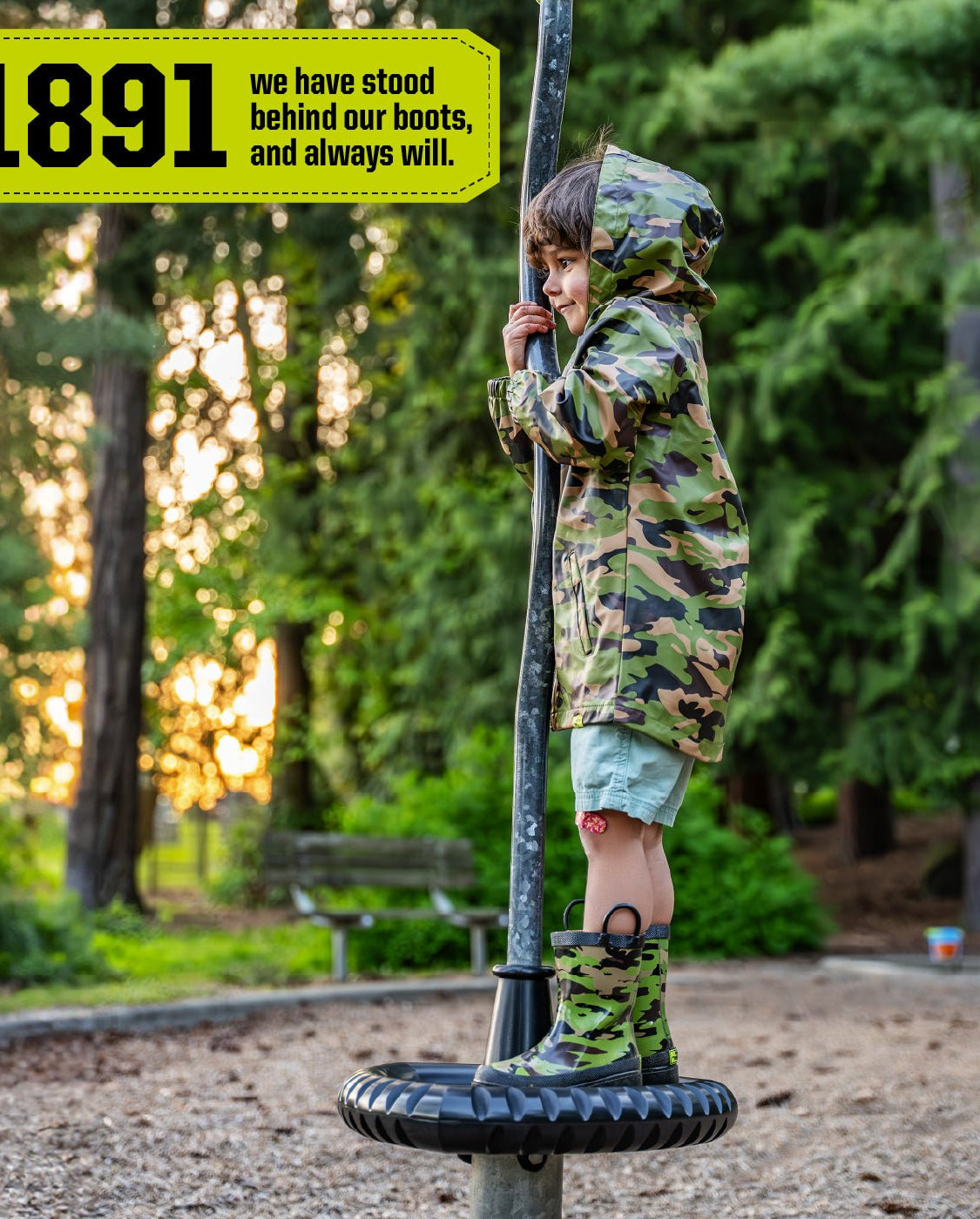 Kids Rain Boot - Camo - Western Chief