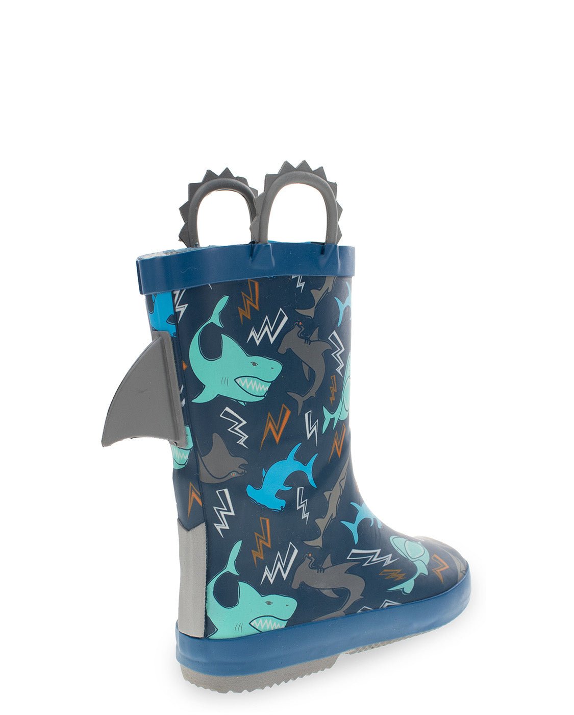 Kids Shark Bolt Rain Boot - Navy - Western Chief