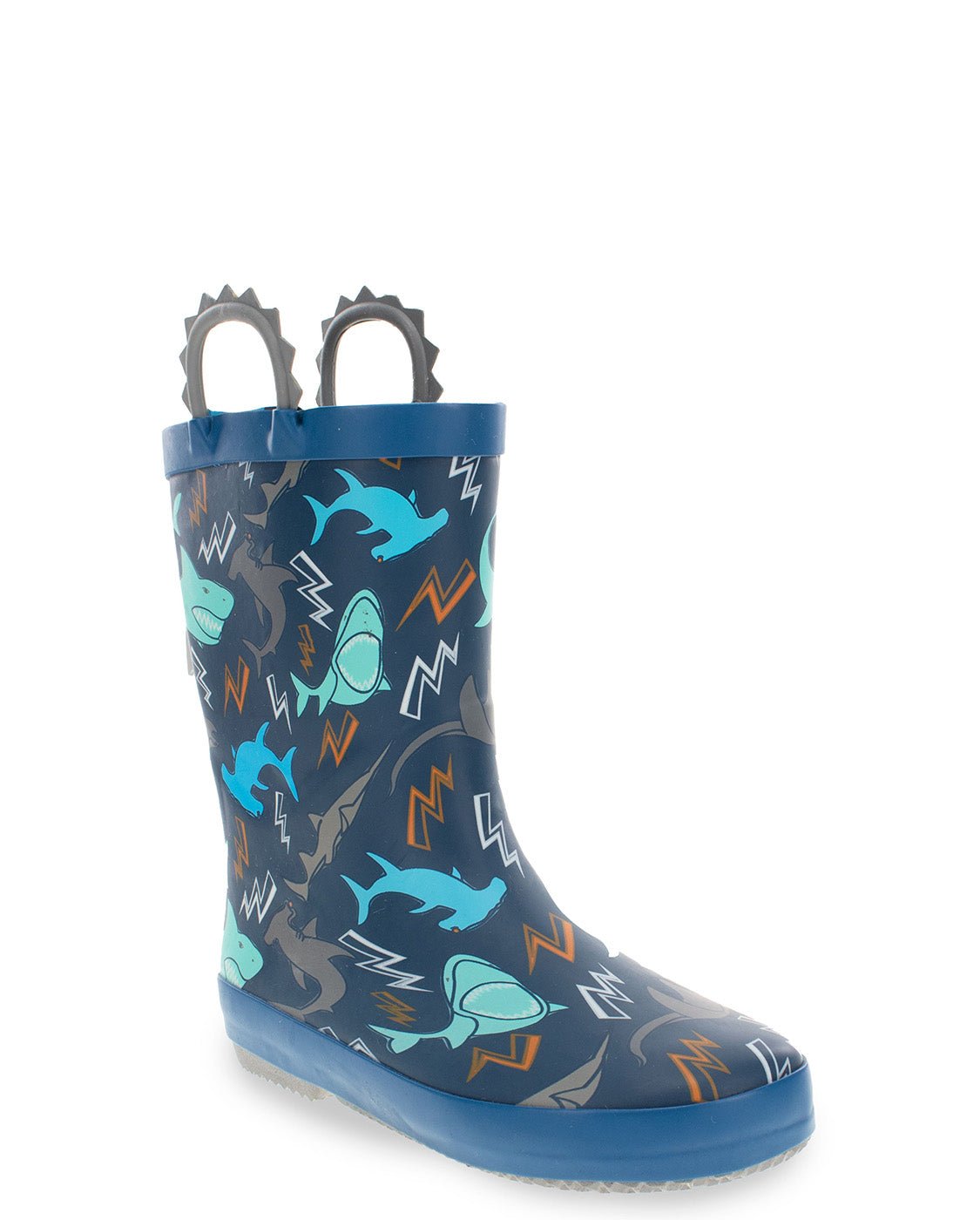 Kids Shark Bolt Rain Boot - Navy - Western Chief