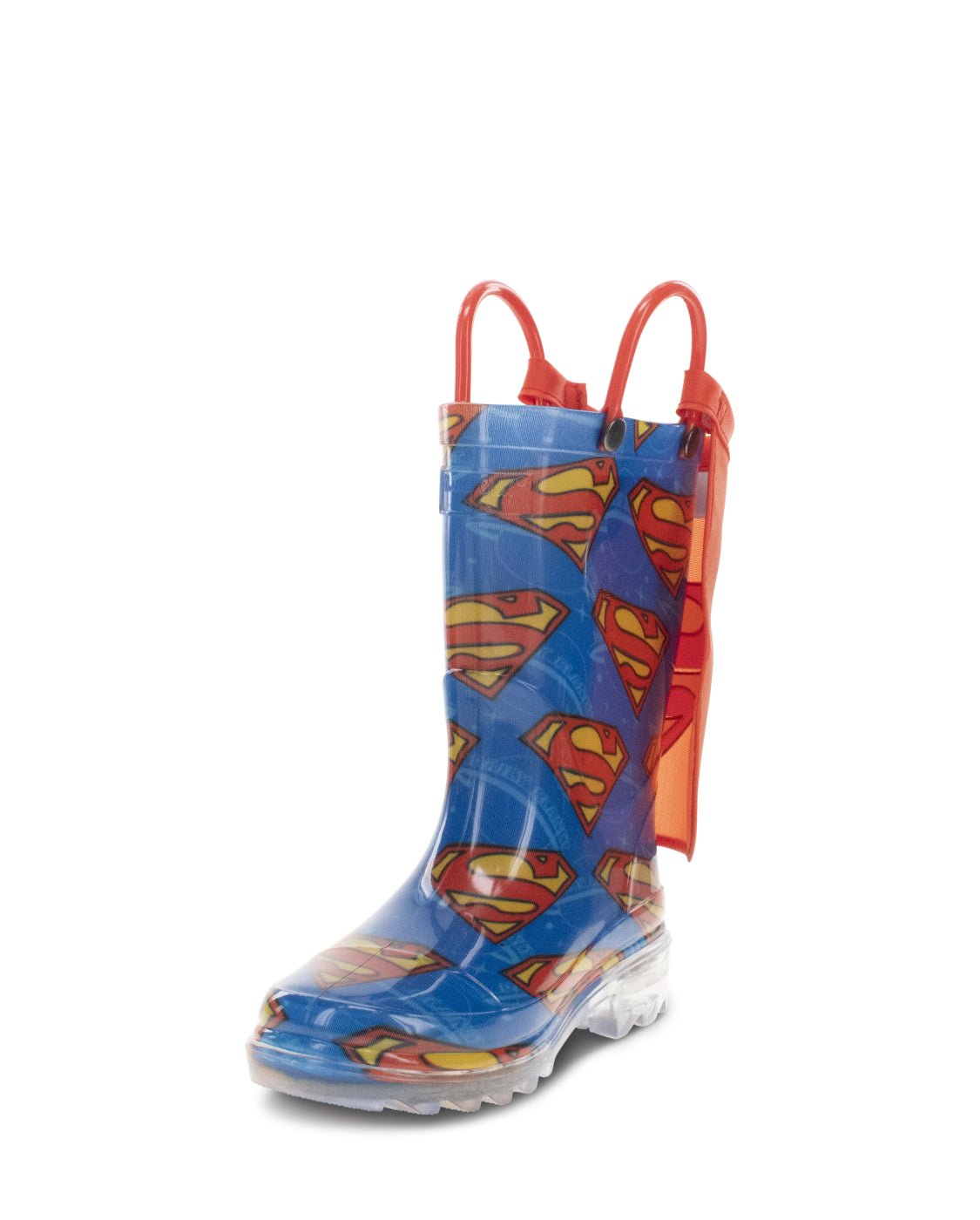 Kids Superman Lighted Rain Boot - Blue - Western Chief