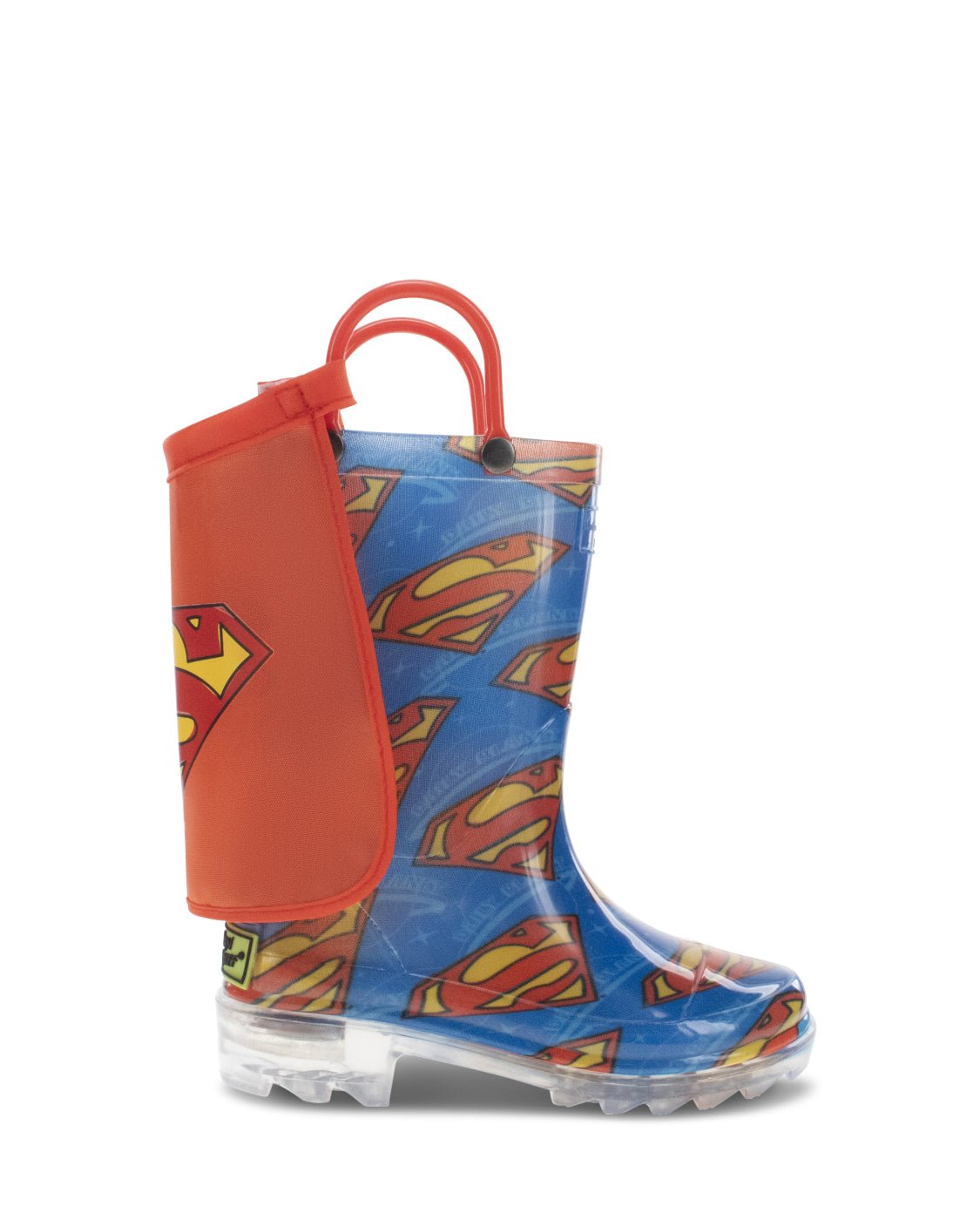 Kids Superman Lighted Rain Boot - Blue - Western Chief