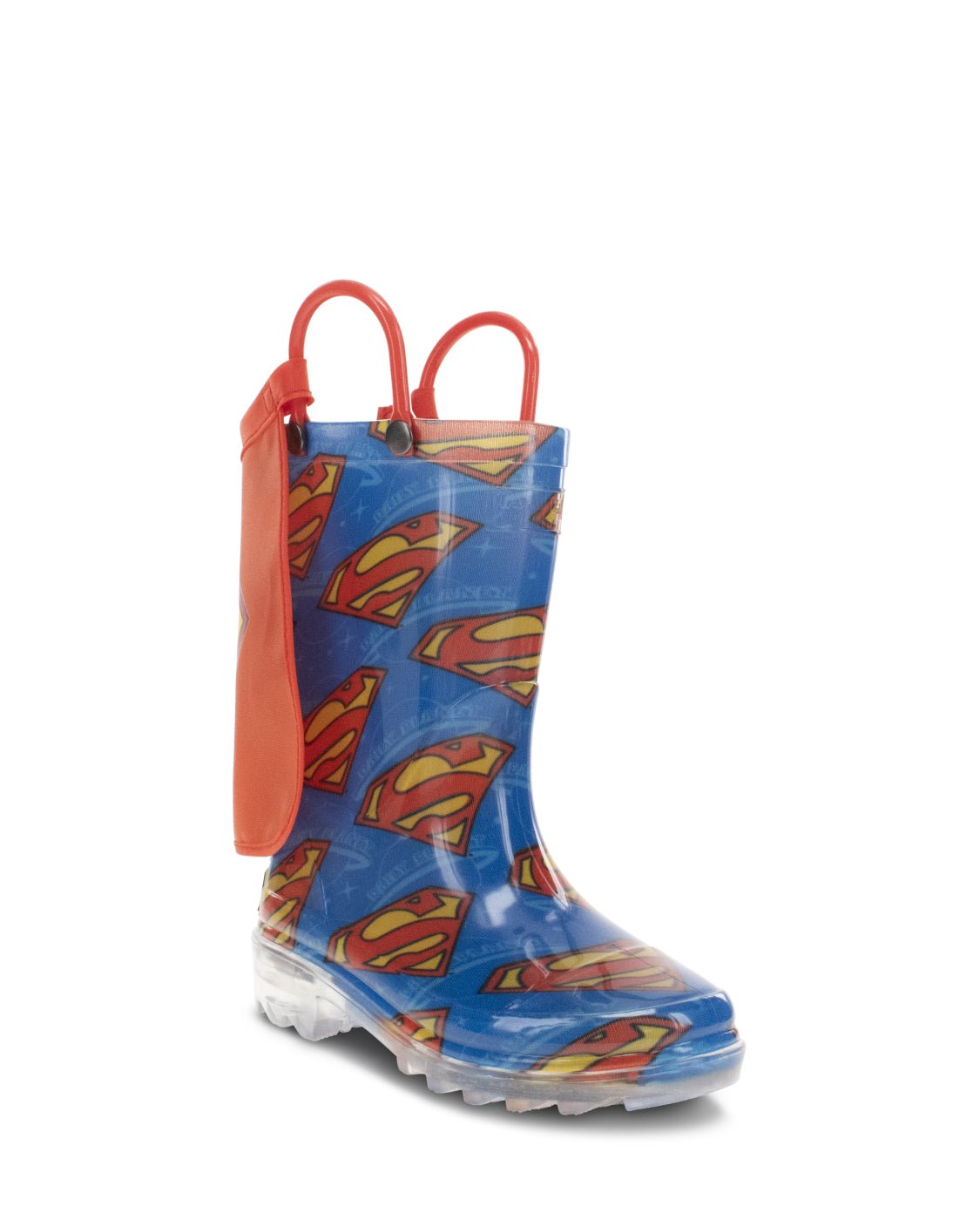 Kids Superman Lighted Rain Boot - Blue - Western Chief