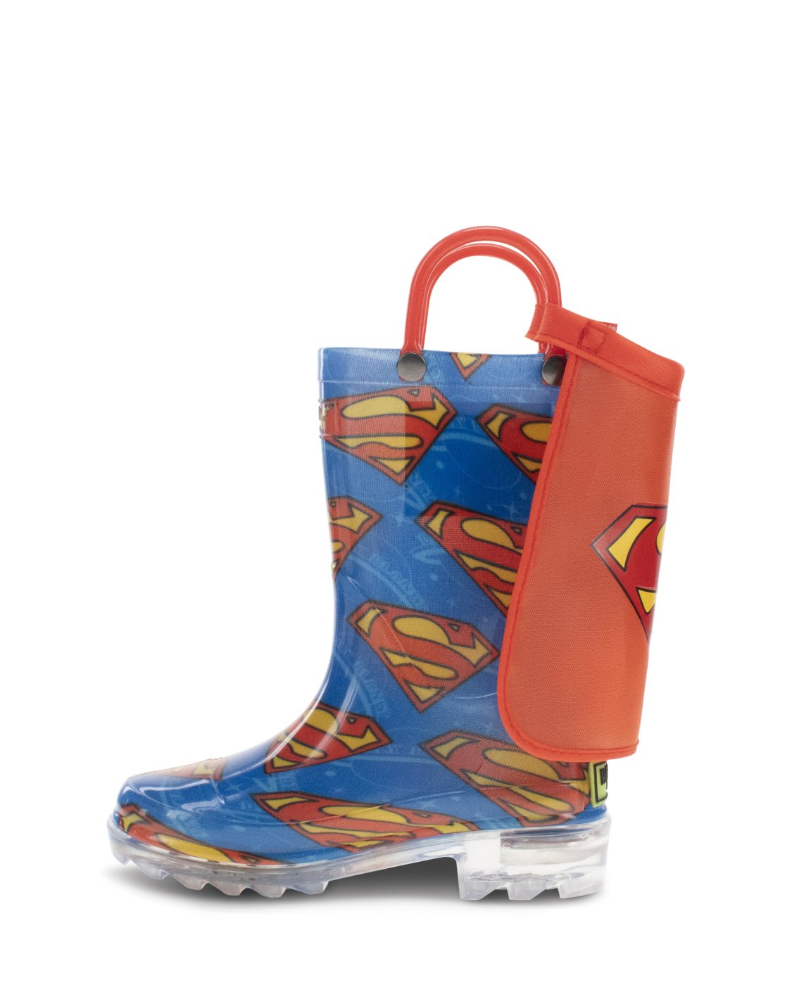 Kids Superman Lighted Rain Boot - Blue - Western Chief