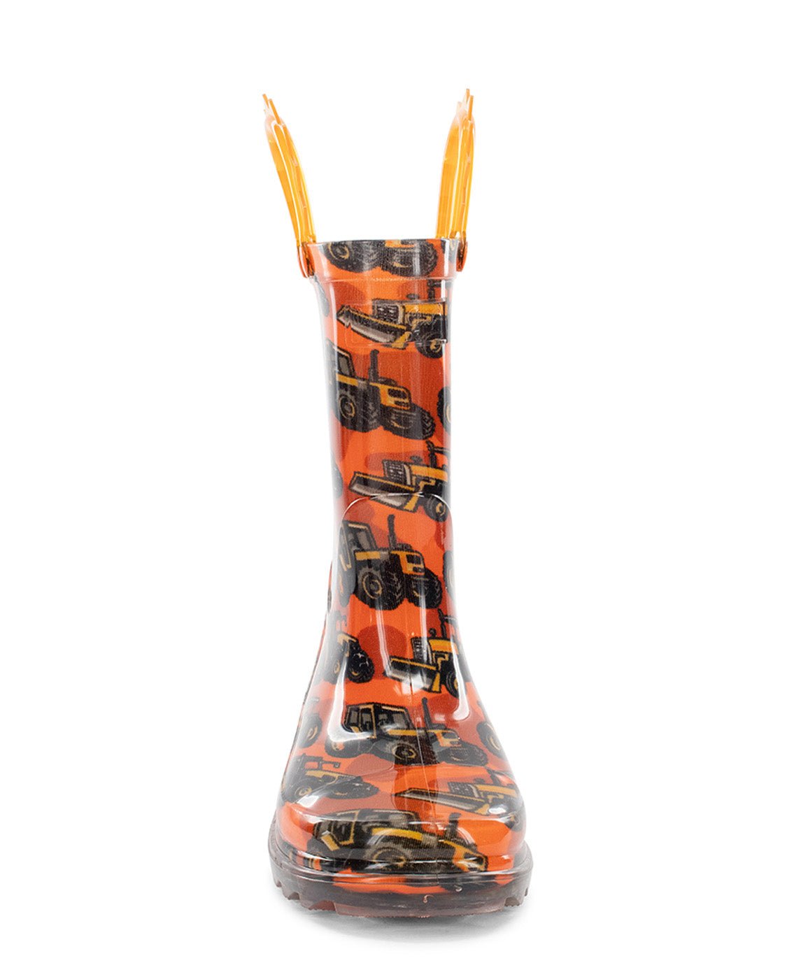 Kids Tractors Lighted Rain Boot - Orange - Western Chief