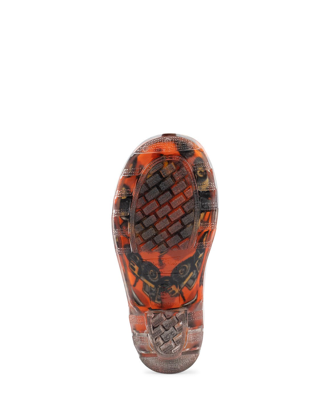 Kids Tractors Lighted Rain Boot - Orange - Western Chief