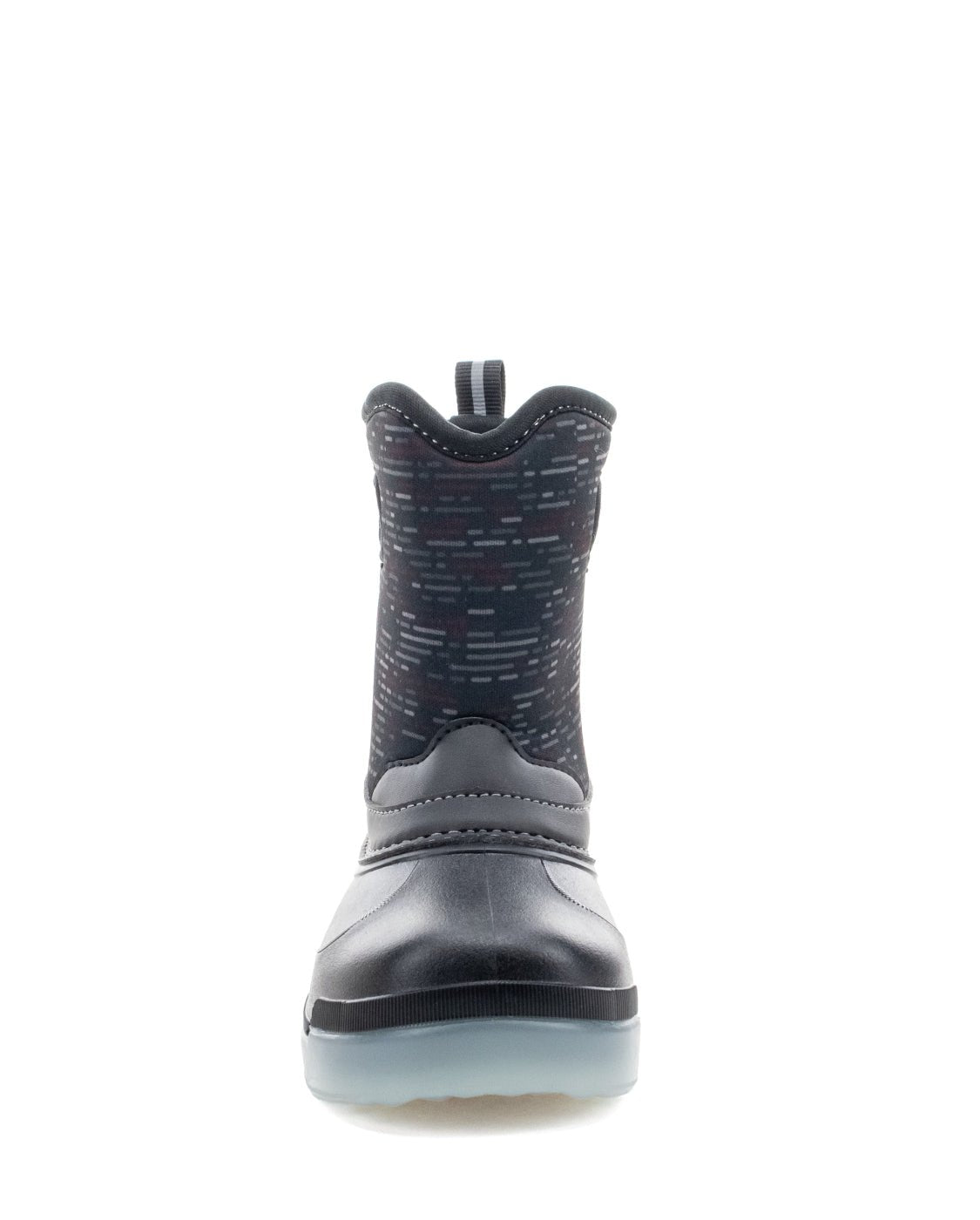 Kids Travali Lighted Faux Fur Neoprene Cold Weather Boot - Black - Western Chief