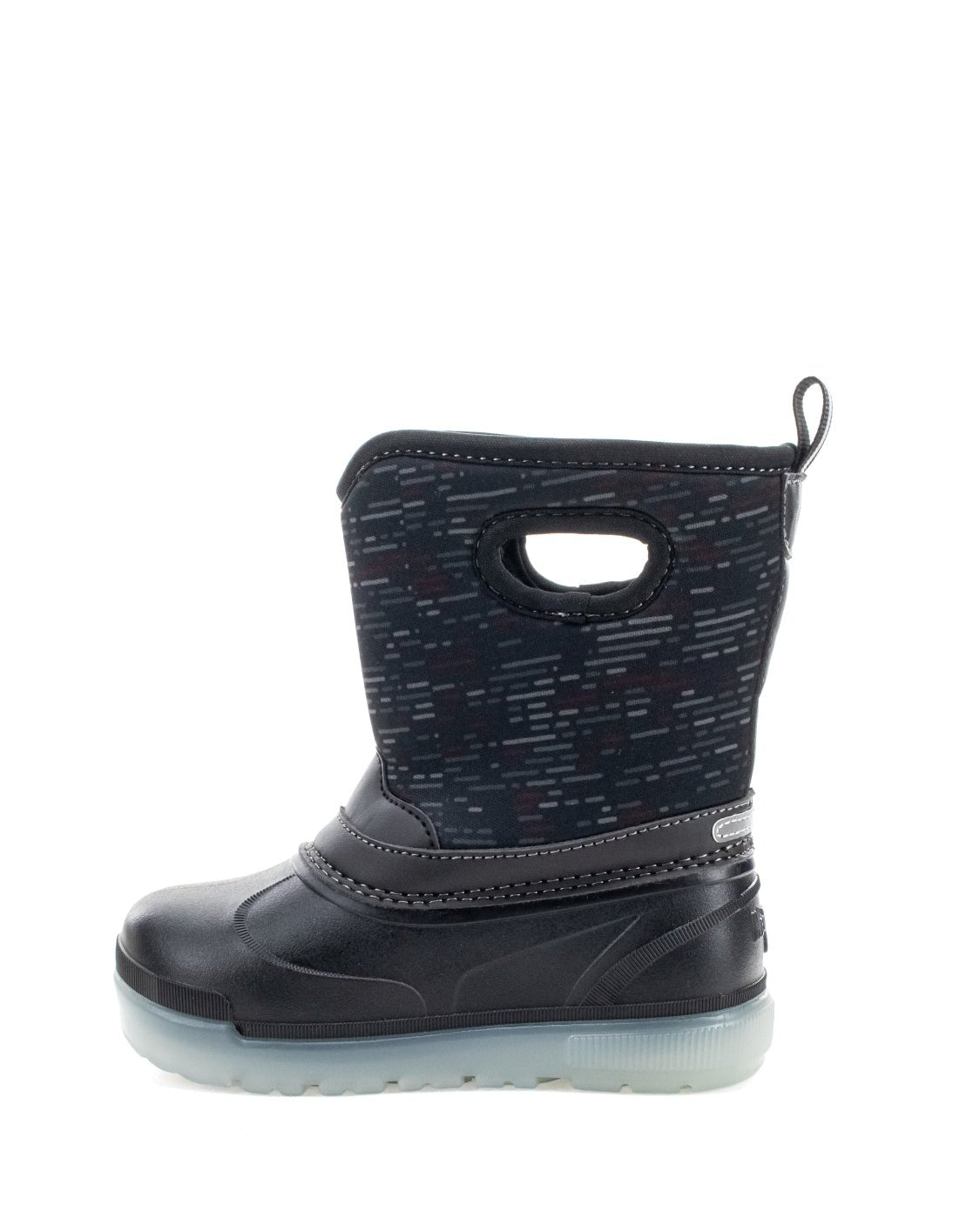 Kids Travali Lighted Faux Fur Neoprene Cold Weather Boot - Black - Western Chief