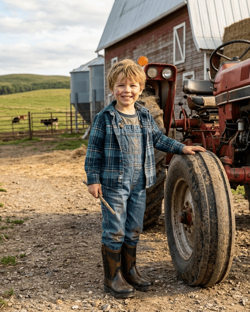Kids Western Cowboy Rain Boot - Brown - Western Chief - contains-synthetic-performer
