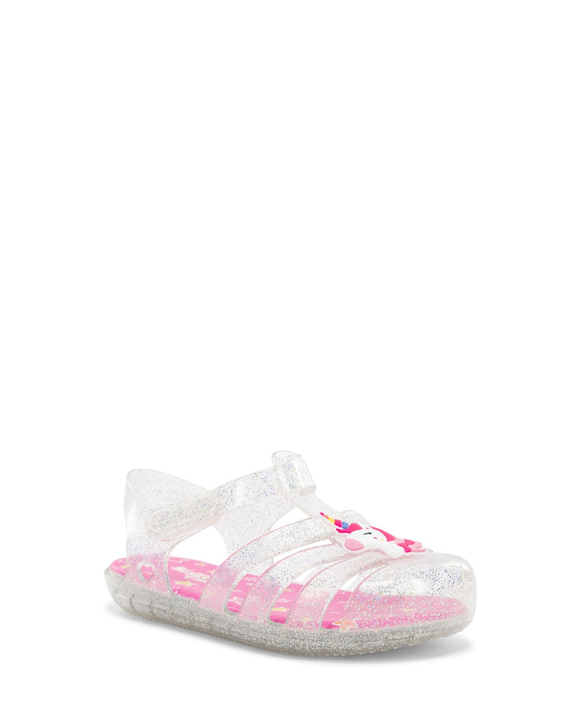 Kids Wonder Everglitter Unicorn Lighted Sandal - Silver - Western Chief