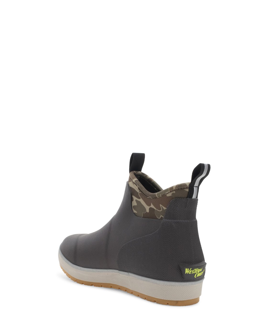 Men's Element Duck Camo Neoperene Classic Ankle Rain Boot - Brown - Western Chief