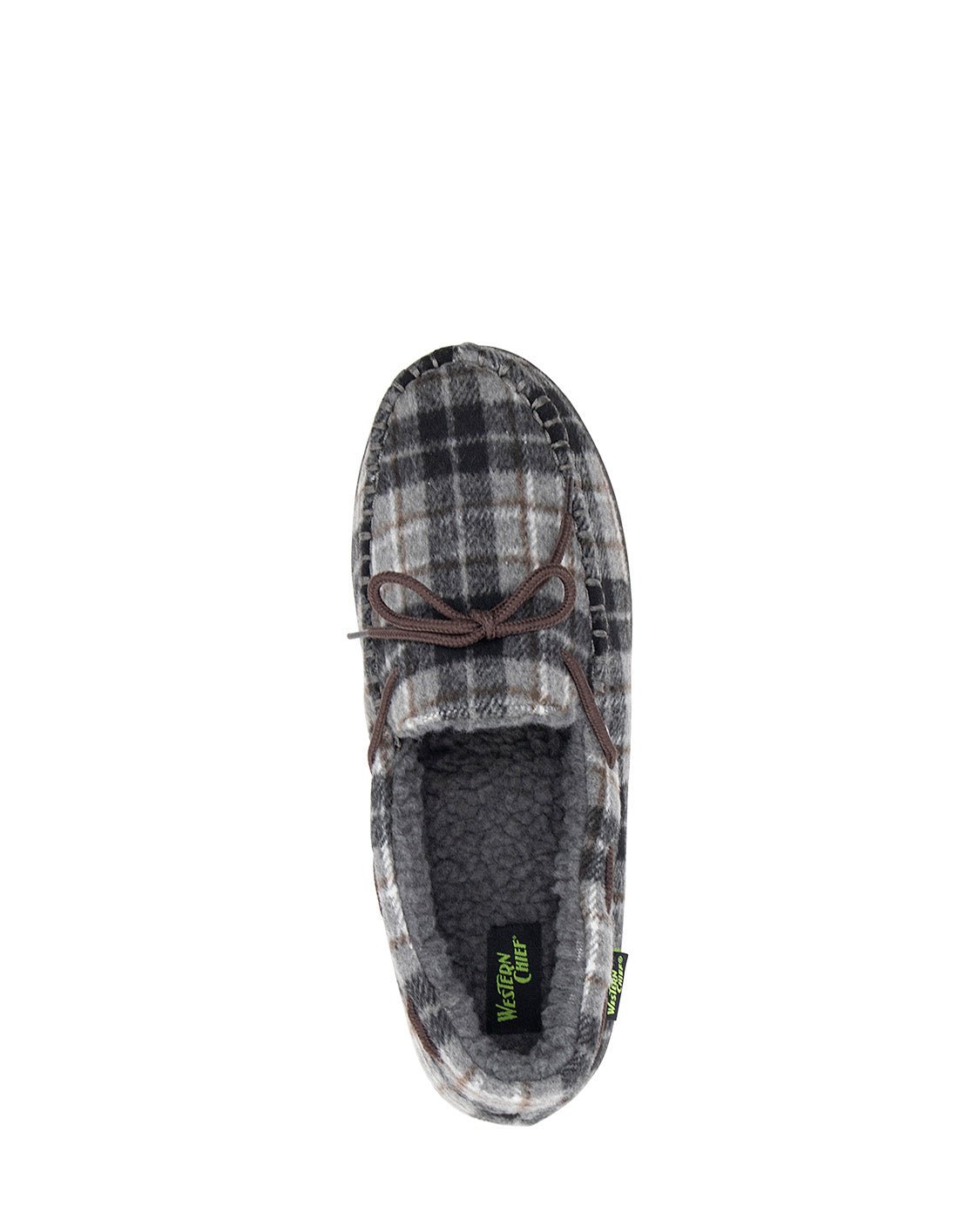 Men's Sumner Plaid Slipper - Gray - Western Chief
