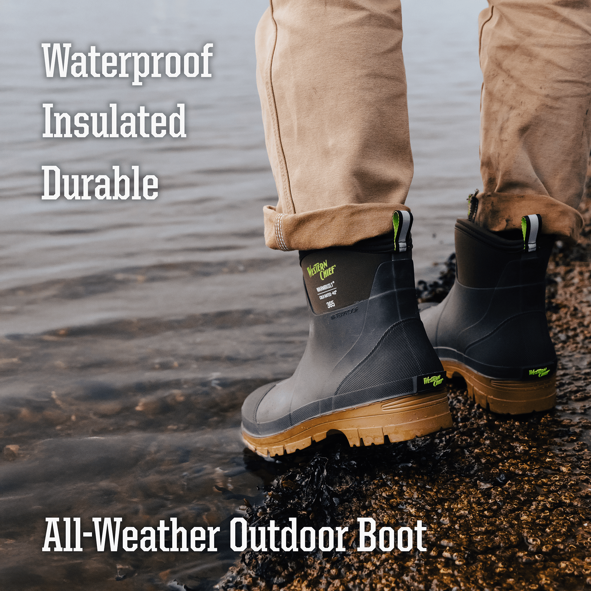 Unisex 365 Neoprene Ankle Cold Weather Boot - Brown - Western Chief