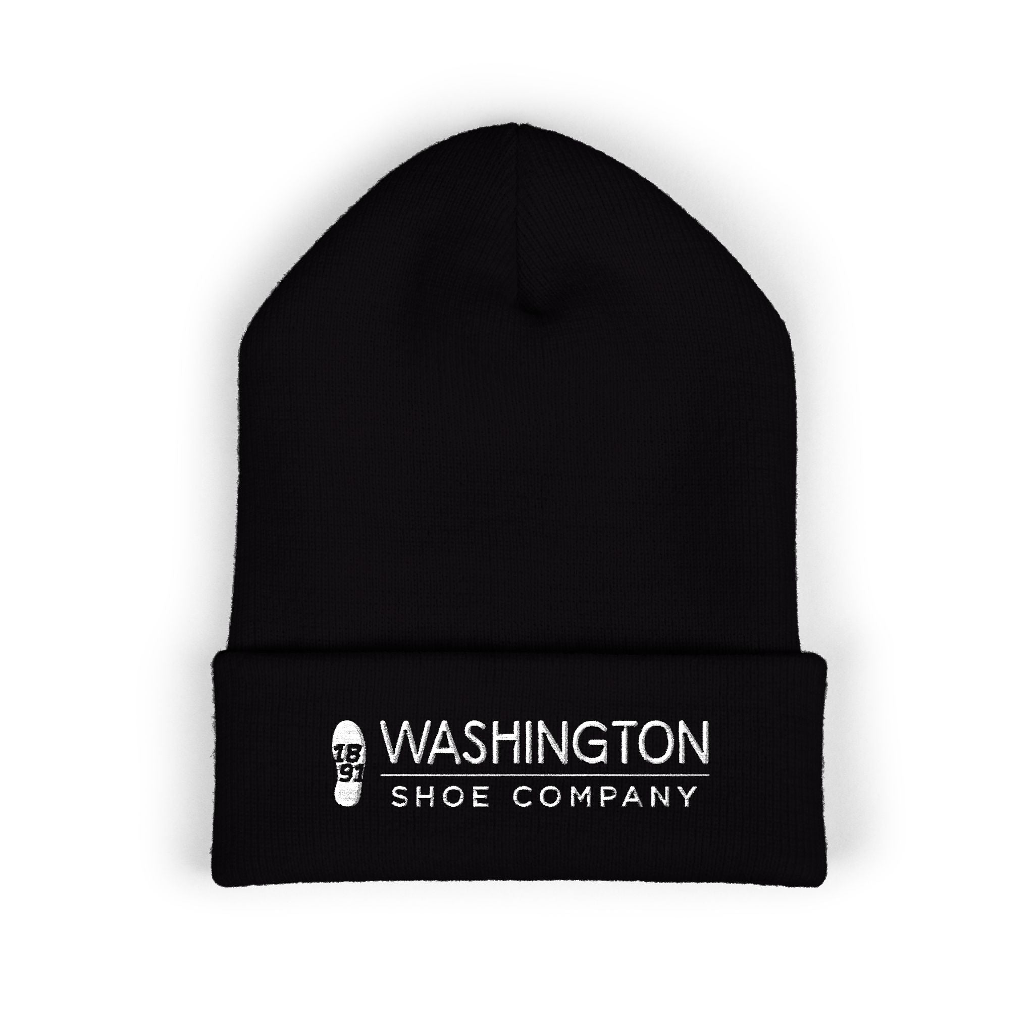 Washington Shoe Co. Embroidered Cuffed Beanie - Black - Western Chief