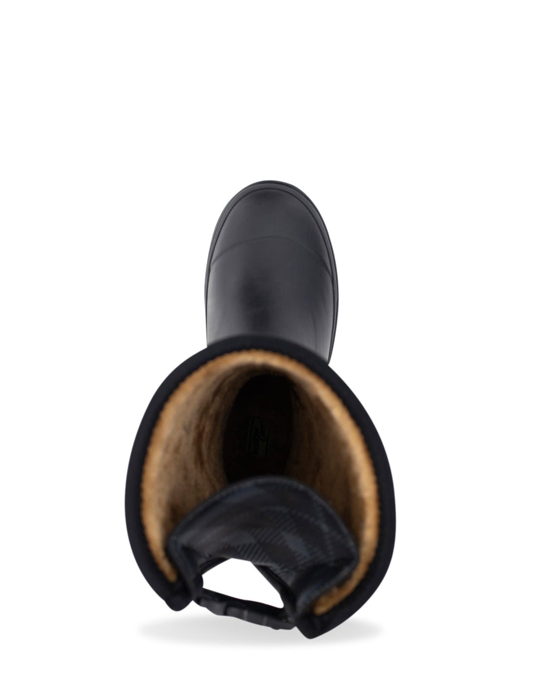 Women's Buffalo Check Neoprene Wide Calf Rain Boot - Black - Western Chief