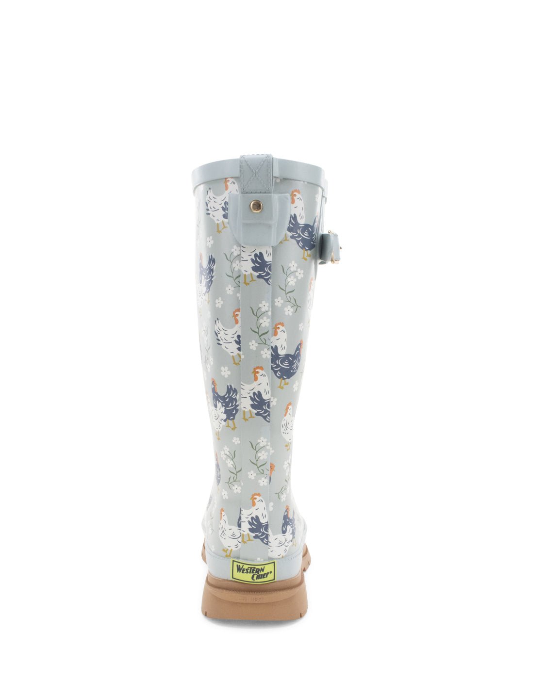 Women's Chicken Faux Fur Tall Rain Boot - Blue - Western Chief