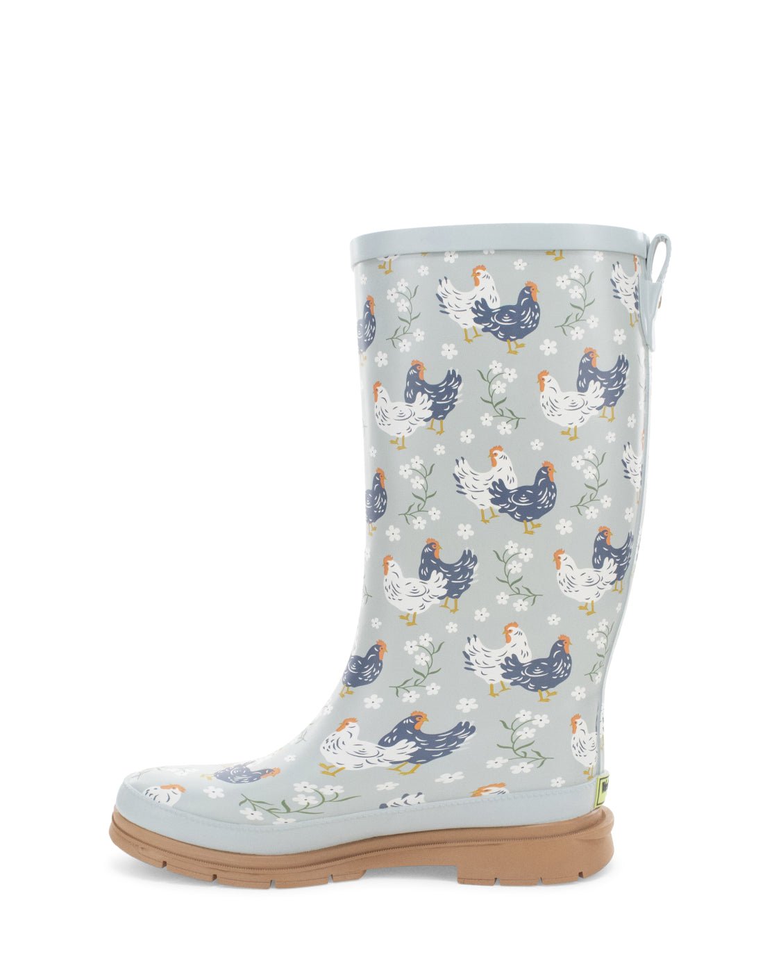 Women's Chicken Faux Fur Tall Rain Boot - Blue - Western Chief