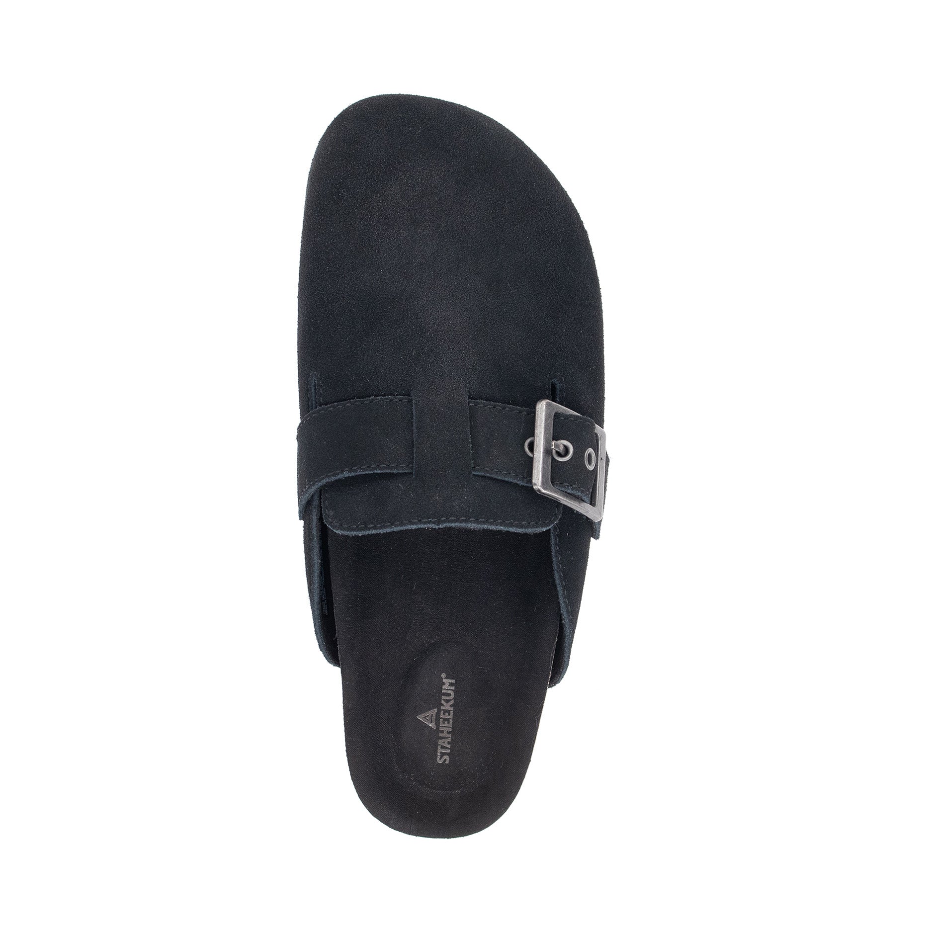 Women's Crescent Buckle Clog - Black - Western Chief