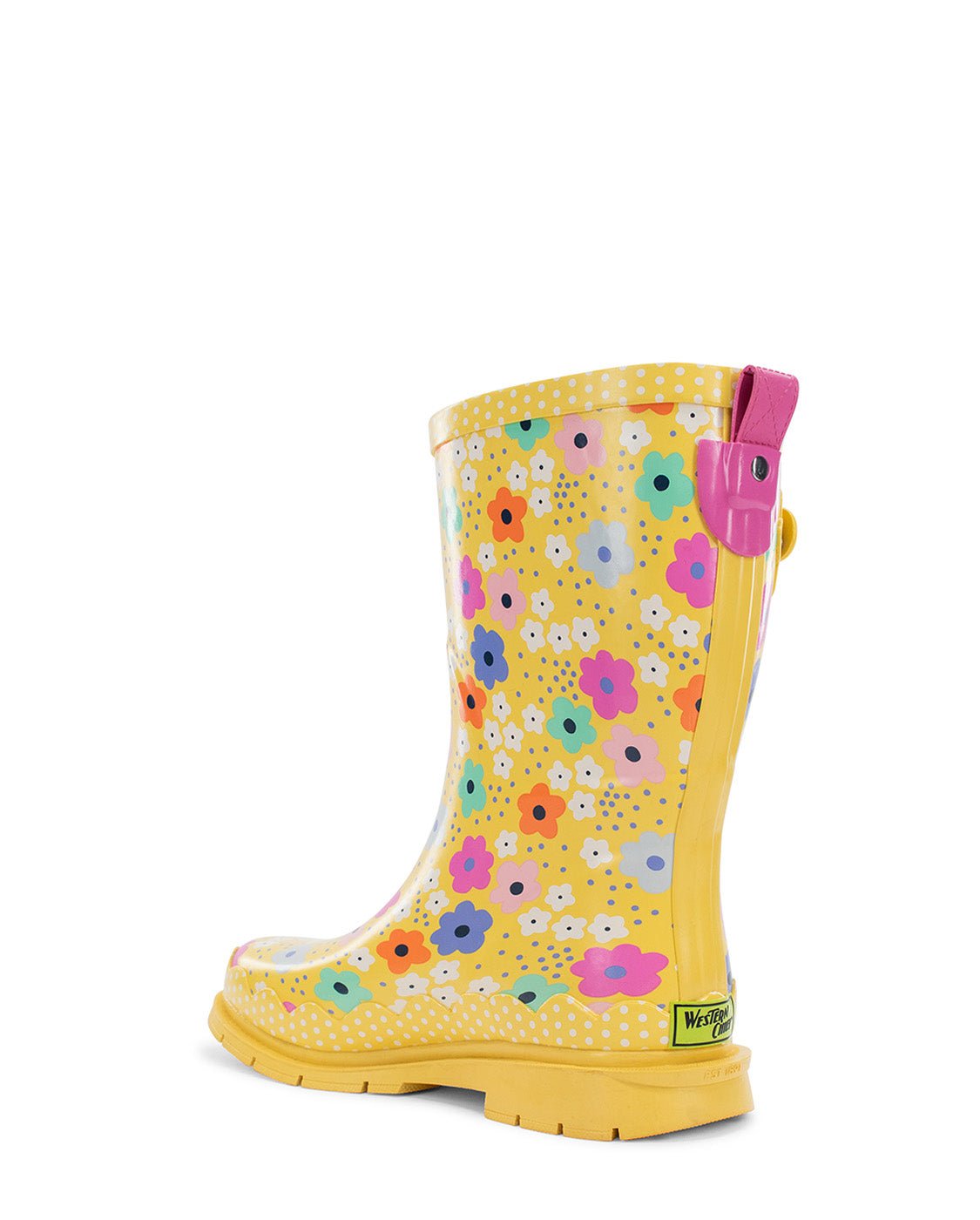 Women's Daisy Delight Mid Rain Boot - Yellow - Western Chief