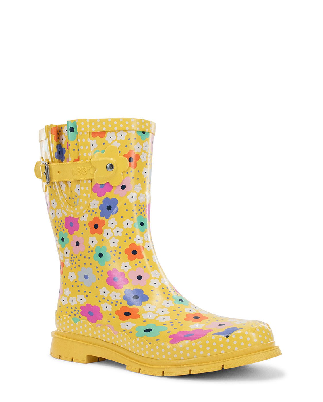 Women's Daisy Delight Mid Rain Boot - Yellow - Western Chief
